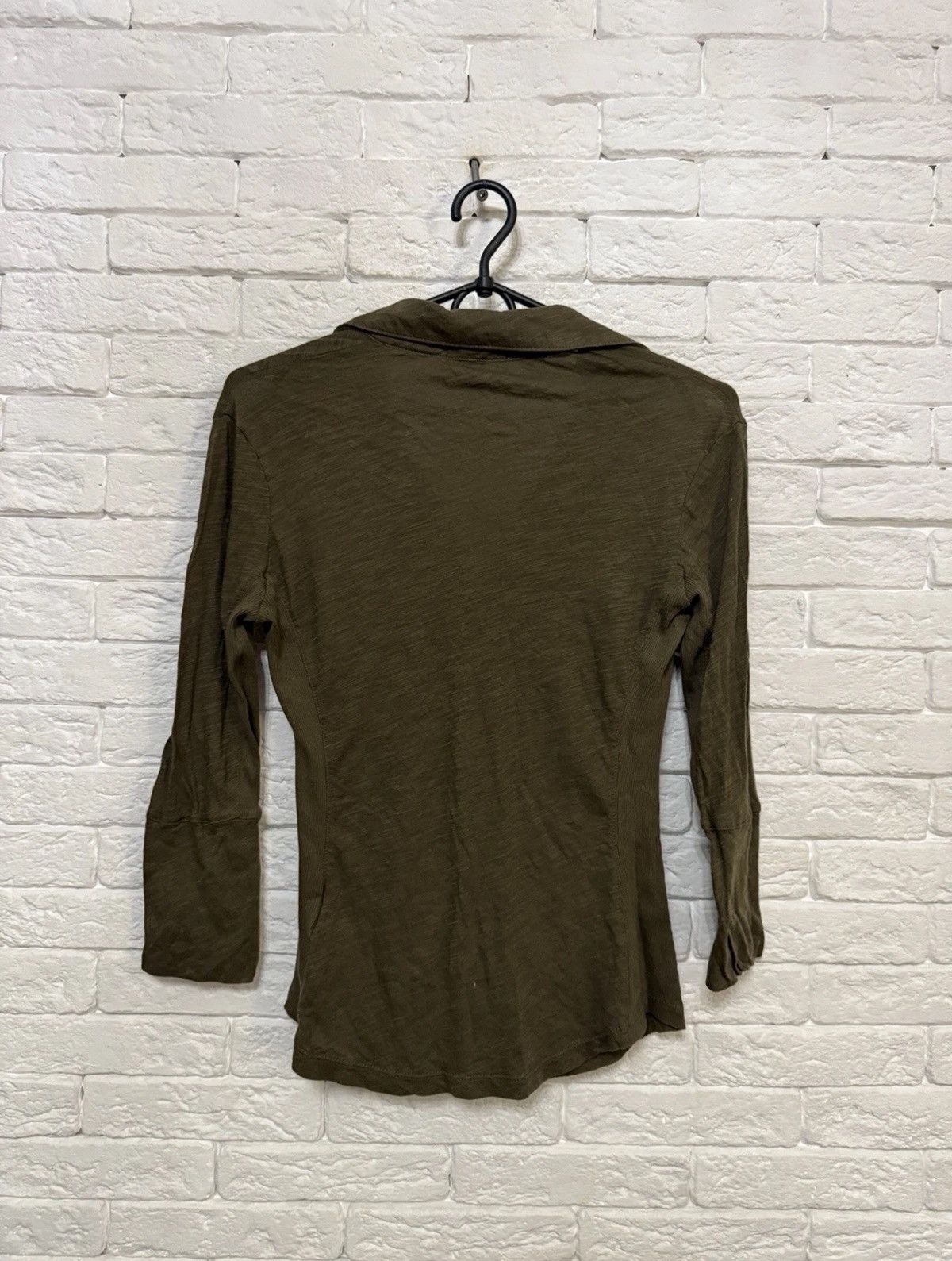 James Perse James Perse Standart Woman Shirt Collared Neck Long Sleeve Size XS / US 0-2 / IT 36-38 - 7 Thumbnail