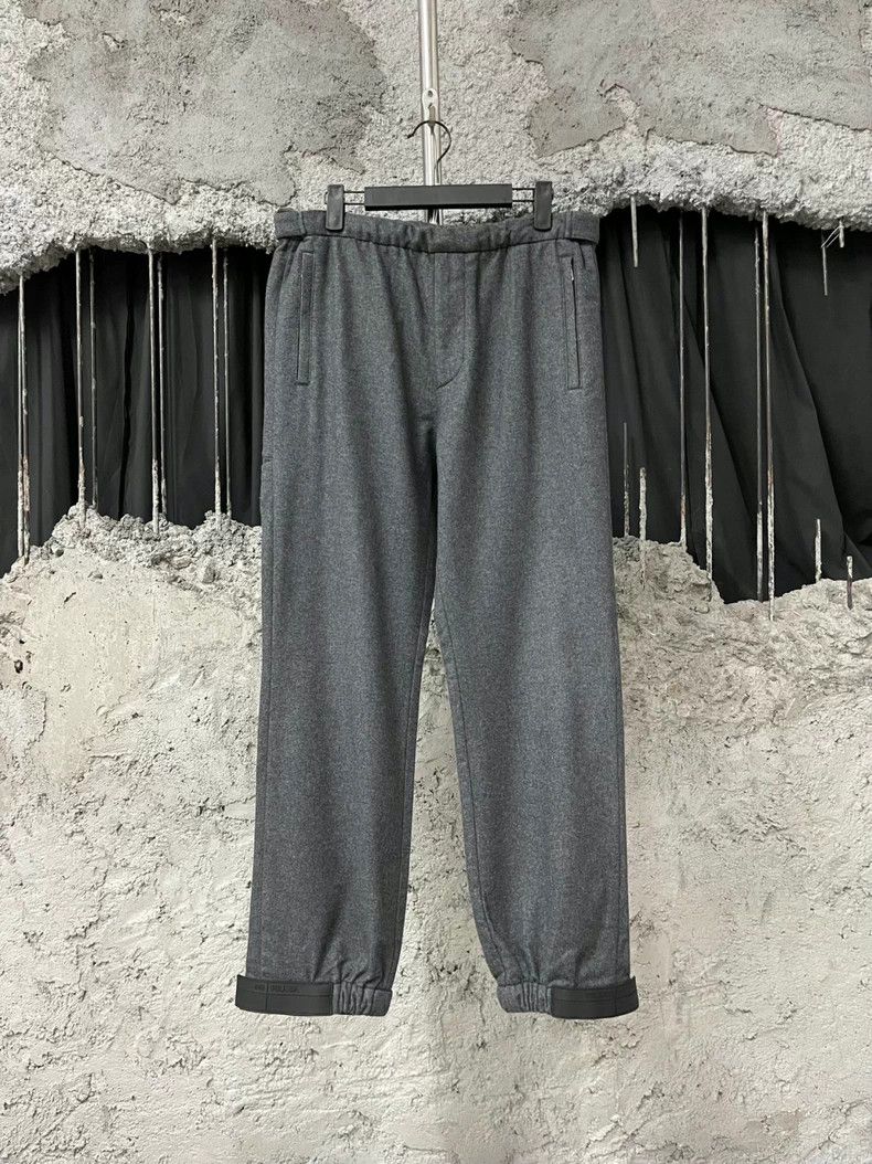 Prada Prada Wool Patch Logo Velcro Pants - dmc Size US 31 - 1 Thumbnail