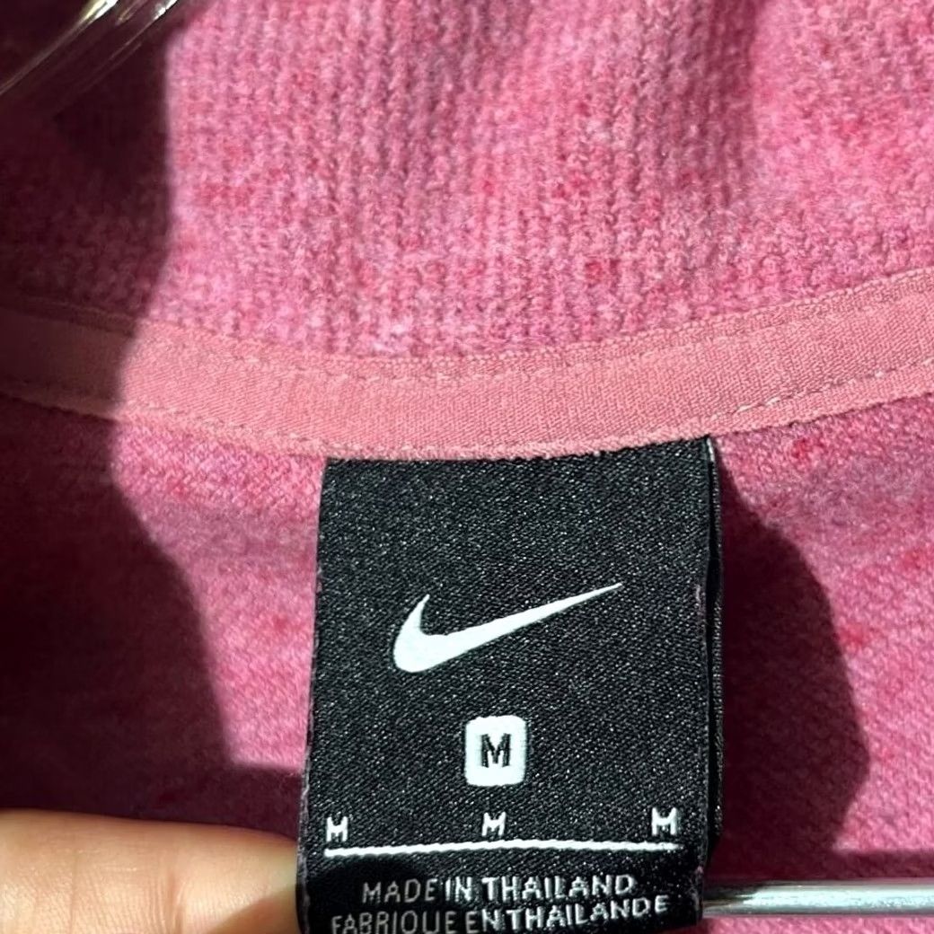 Nike Nike Berry Red Athletic Active Training Quarter Zip Pullover Sweater Women M Size M / US 6-8 / IT 42-44 - 3 Thumbnail