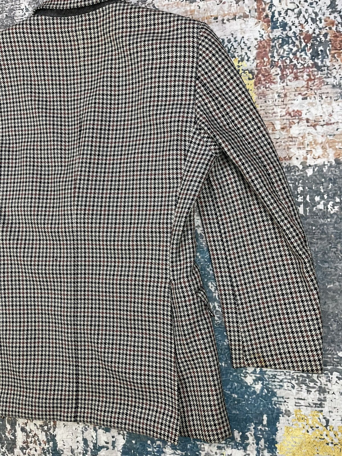 Burberry Vintage Burberrys Houndstooth Check Blazer Size US M / EU 48-50 / 2 - 9 Thumbnail