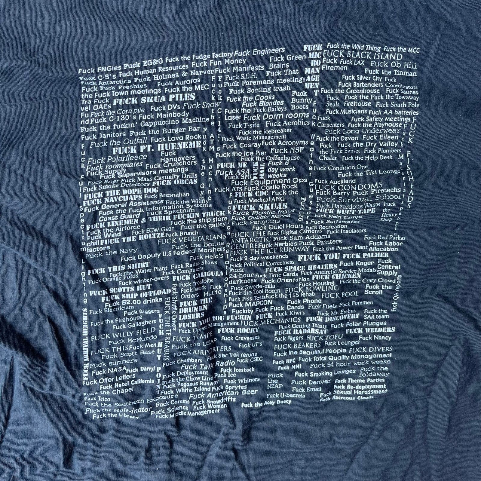 Vintage VINTAGE F*CK ME GRAPHIC OFFENSIVE SHIRT SCRIPT TEE LARGE Size US L / EU 52-54 / 3 - 1 Thumbnail