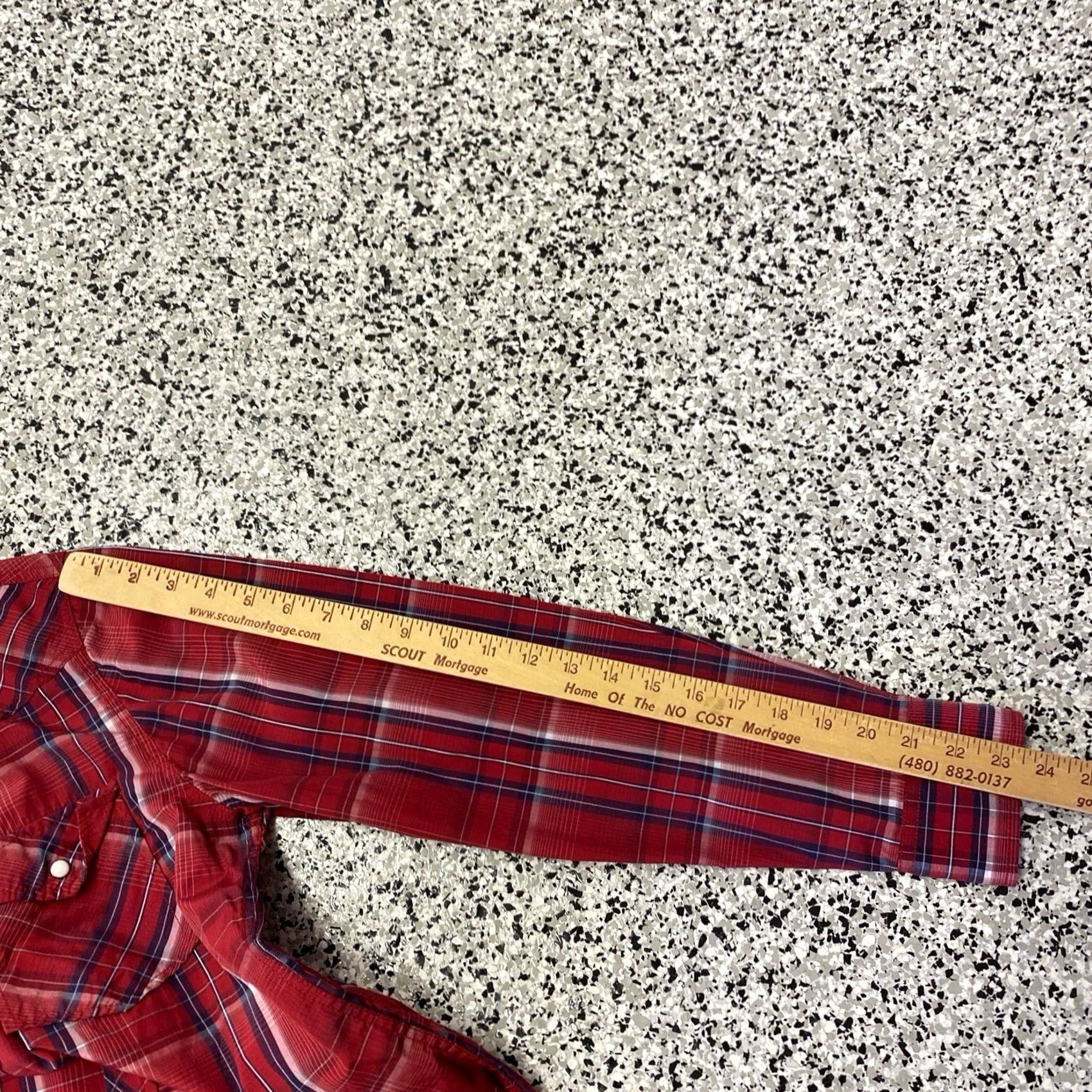Vintage Attrak Jeans Mens Red Plaid Pearl Snap Front Western Shirt Long Sleeve Size S Size US S / EU 44-46 / 1 - 4 Thumbnail