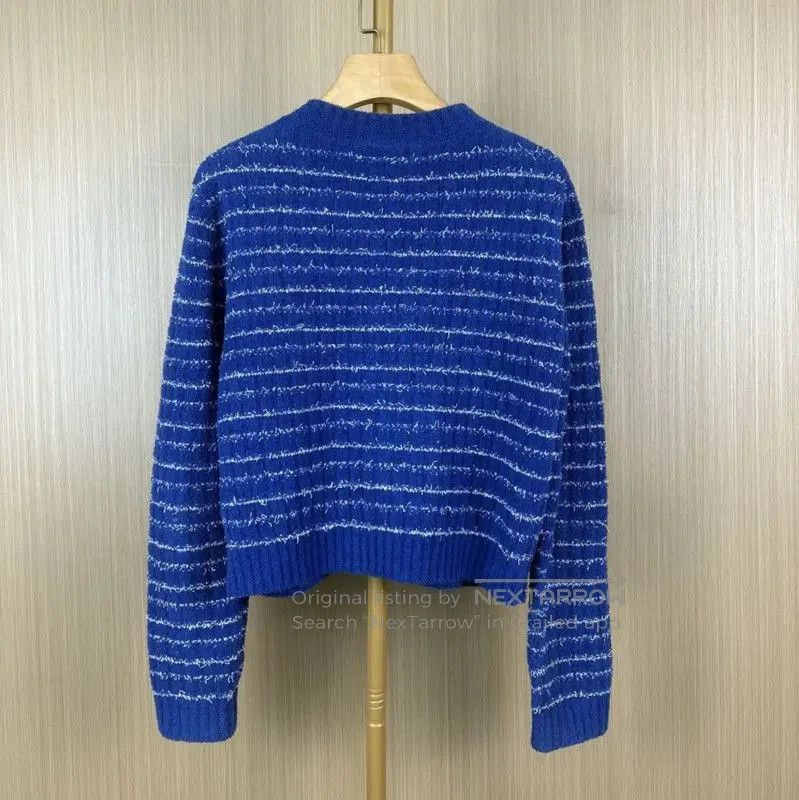 Chanel Chanel Blue Cotton Women's Cardigan . Size M / US 6-8 / IT 42-44 - 2 Thumbnail