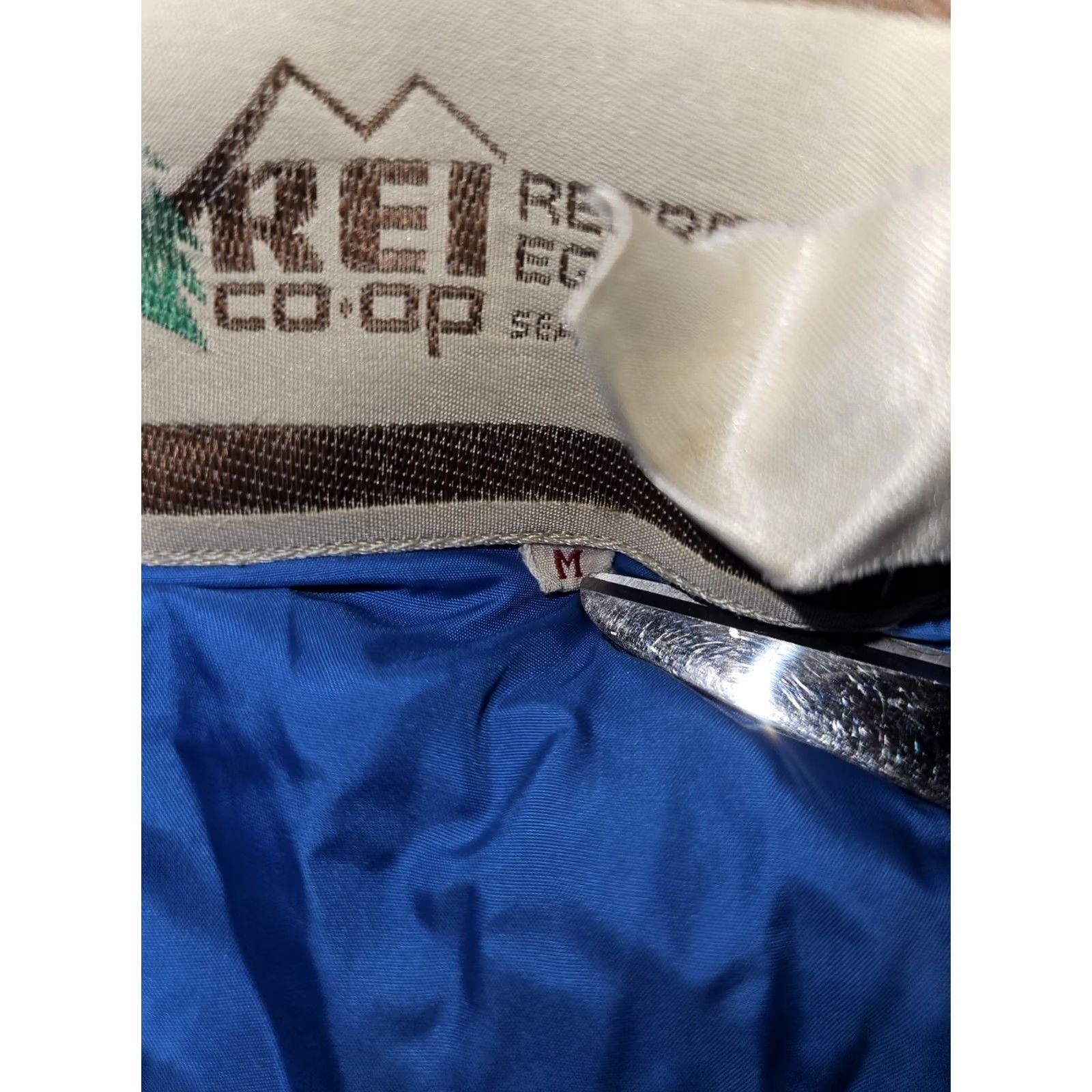 Vintage VINTAGE REI Down Puffer Jacket Mens Medium Blue Insulated Winter Coat Hiking 80s Size US M / EU 48-50 / 2 - 3 Thumbnail