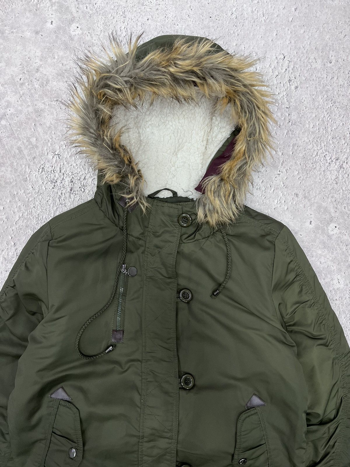 Hysteric Glamour × If Six Was Nine × Le Grande Bleu (L.G.B.) Japanese Punk Grunge Fur bomber STUDDED JACKET opium style Size US M / EU 48-50 / 2 - 8 Thumbnail
