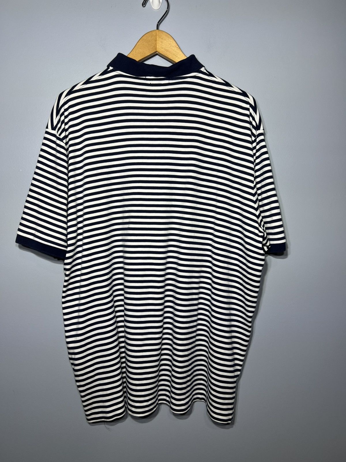 Polo Ralph Lauren Polo Ralph Lauren Polo Shirt Mens Sz XL Blue Striped Preppy Size US XL / EU 56 / 4 - 4 Thumbnail
