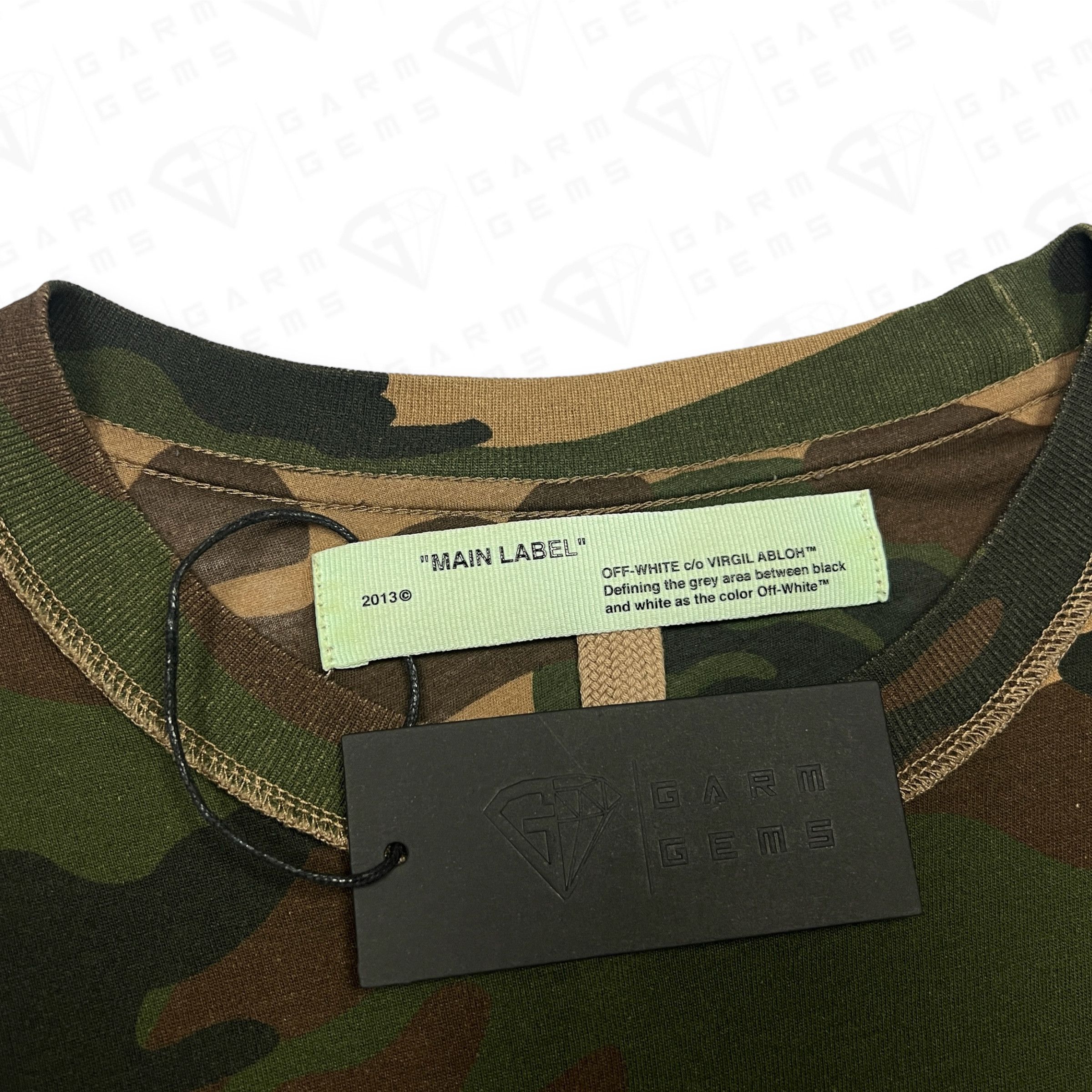 Off-White Off-White Reconstructed Camouflage T-Shirt Size US M / EU 48-50 / 2 - 5 Thumbnail