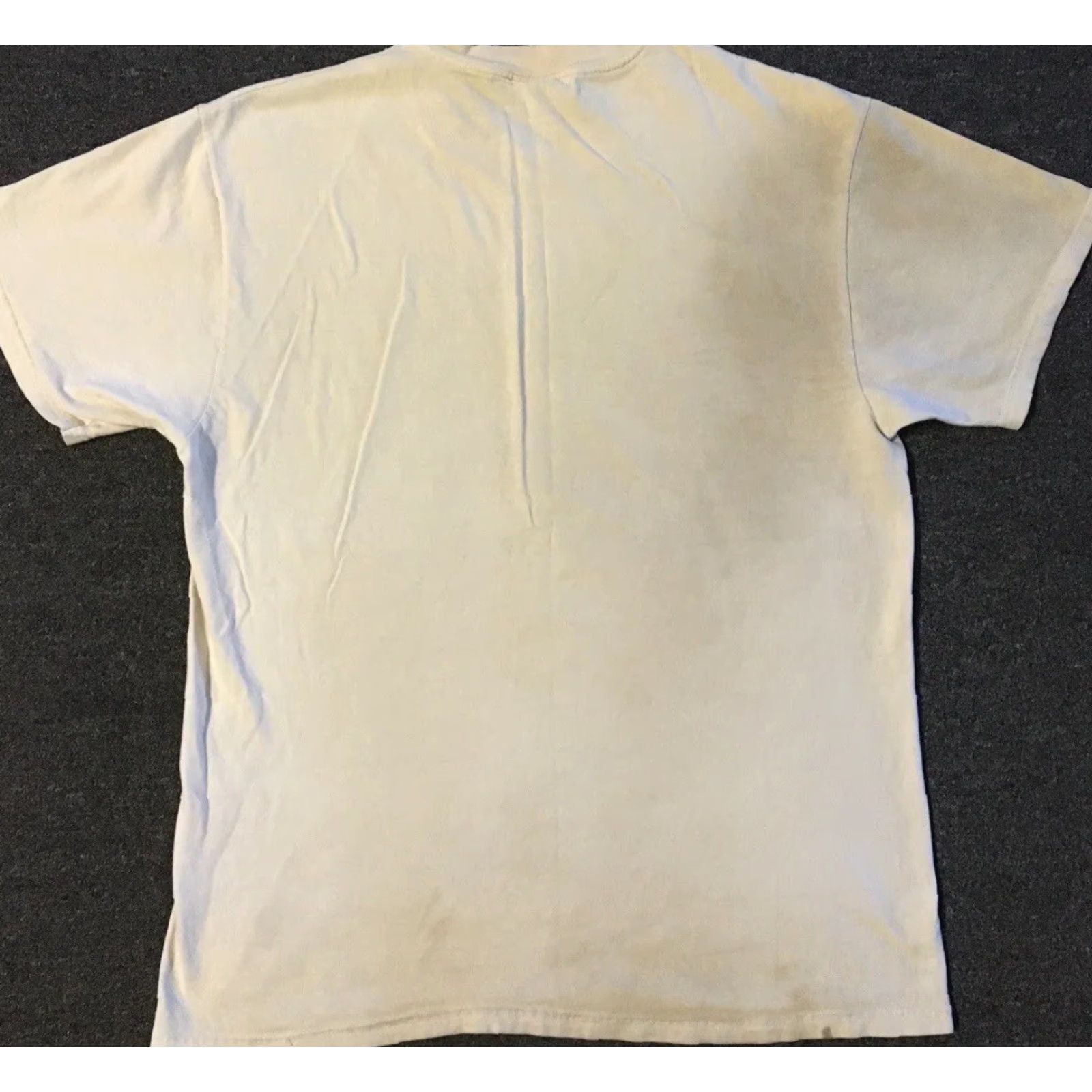 Thrasher VINTAGE Burros Basketball Faded Distressed Shirt L Beige 90s Grunge Thrashed Mens T-Shirt Kansas City? Size US L / EU 52-54 / 3 - 2 Thumbnail