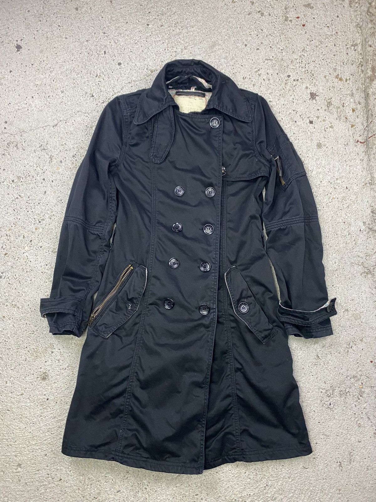 Alpha Industries Alpha indusries trench coat black angel by choice military Size S / US 4 / IT 40 - 2 Thumbnail