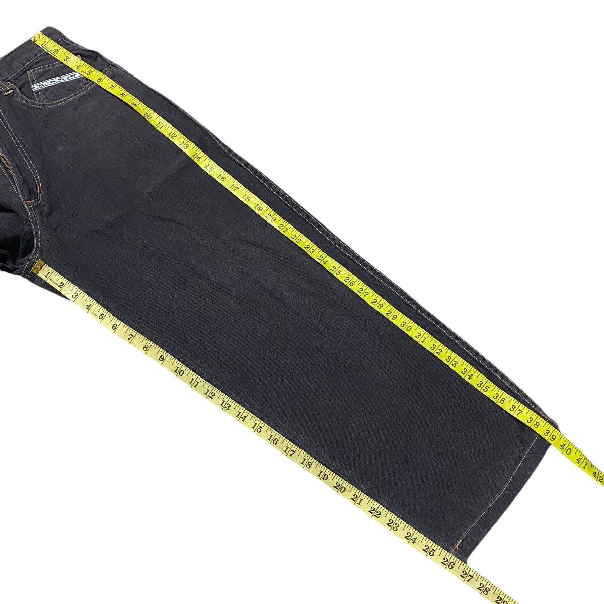 Vintage VOLUME FIVE Black Denim Baggy Skater Pant Size US 29 - 16 Thumbnail