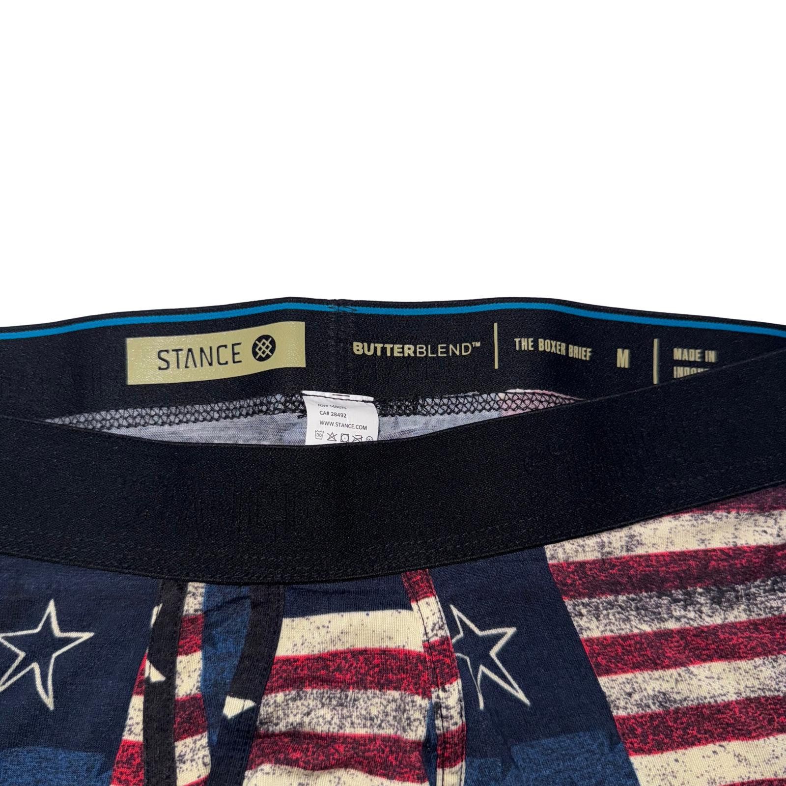 Stance Socks NWOT Stance Mens American Flag Butter Blend Boxer Briefs Size ONE SIZE - 2 Thumbnail