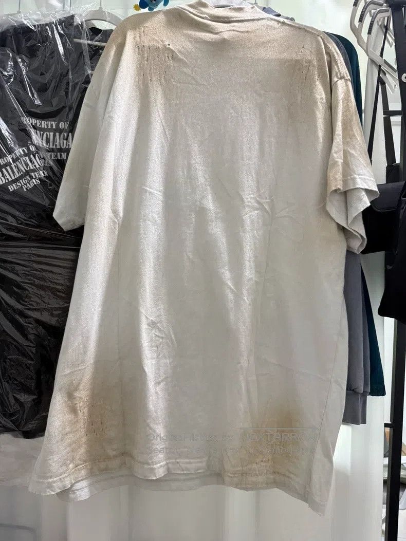 Balenciaga Balenciaga Manchester United Embroidered Mud-Dyed Destroye Size US M / EU 48-50 / 2 - 2 Thumbnail