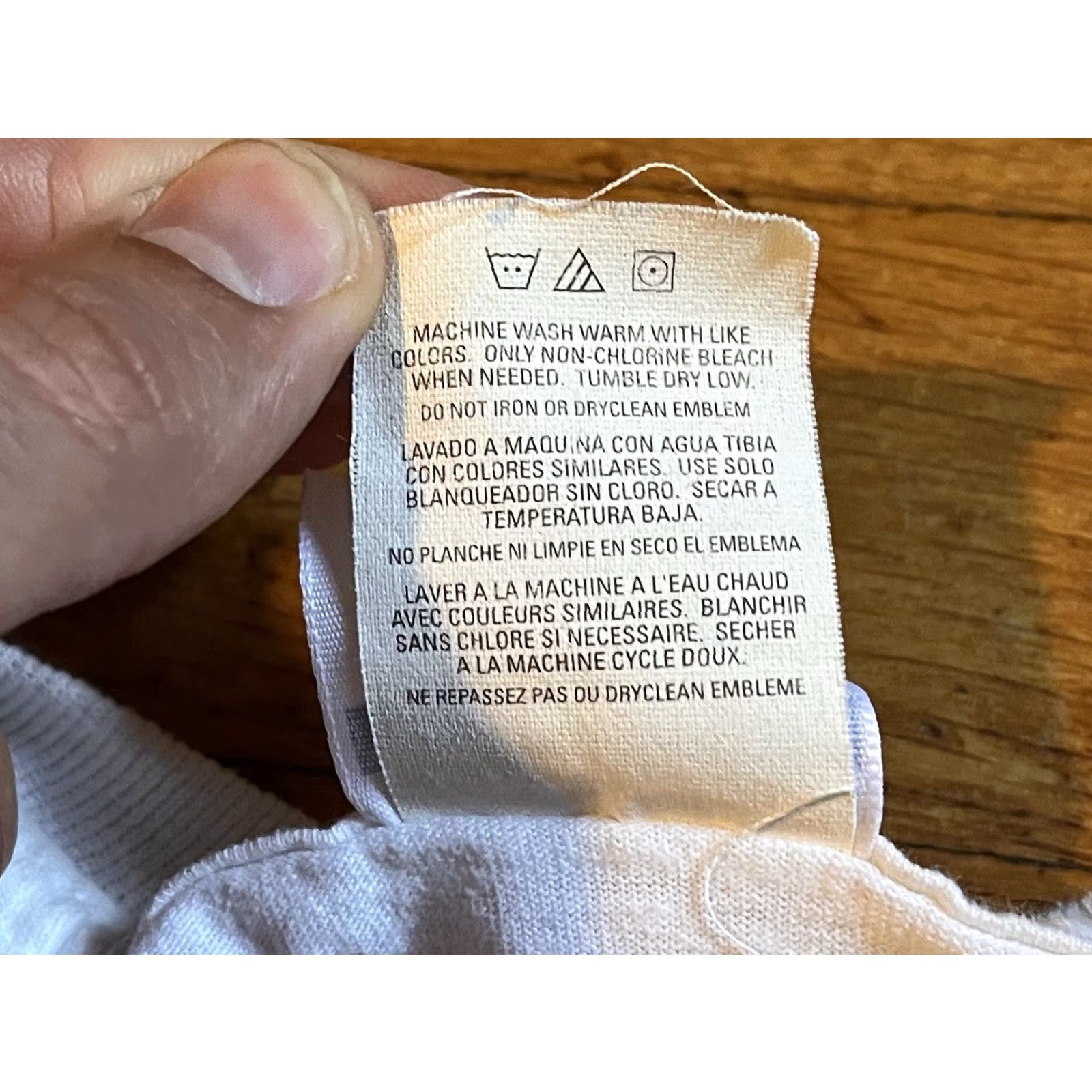 Jerzees VINTAGE Rockland County Crime Prevention Bureau Shirt Men’s XL White Jerzees T-Shirt Short Sleeve Police 90s Retro Graphic Print Mens Size US XL / EU 56 / 4 - 7 Thumbnail