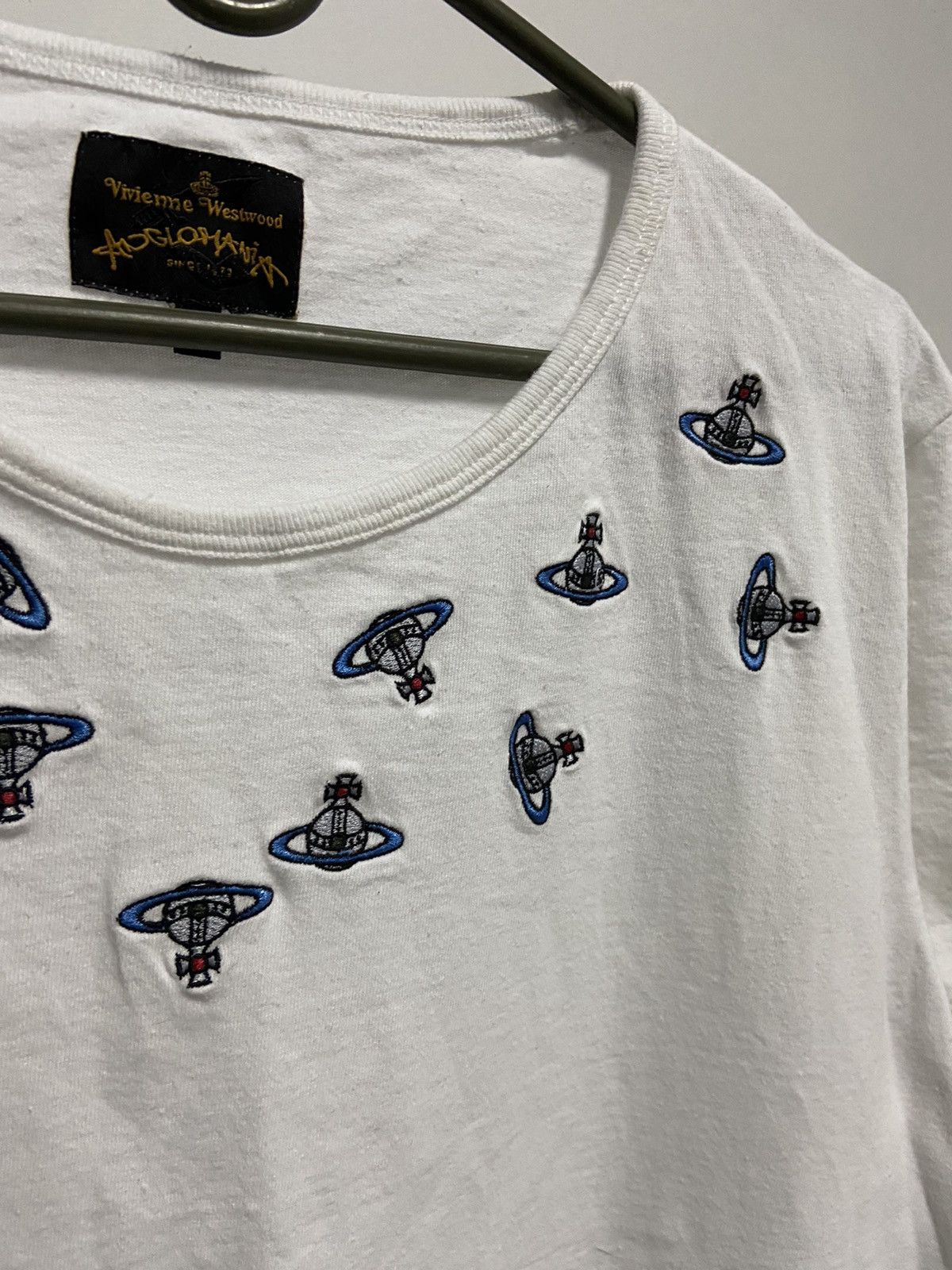 Vintage × Vivienne Westwood Vivienne Westwood multilogo collar vintage shirt crazy orbs Size US XXL / EU 58 / 5 - 3 Thumbnail