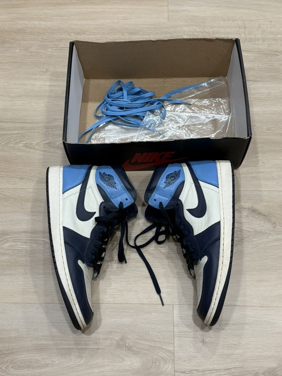 Jordan Brand Air Jordan 1 High Obsidian Size US 12 / EU 45 - 2 Thumbnail