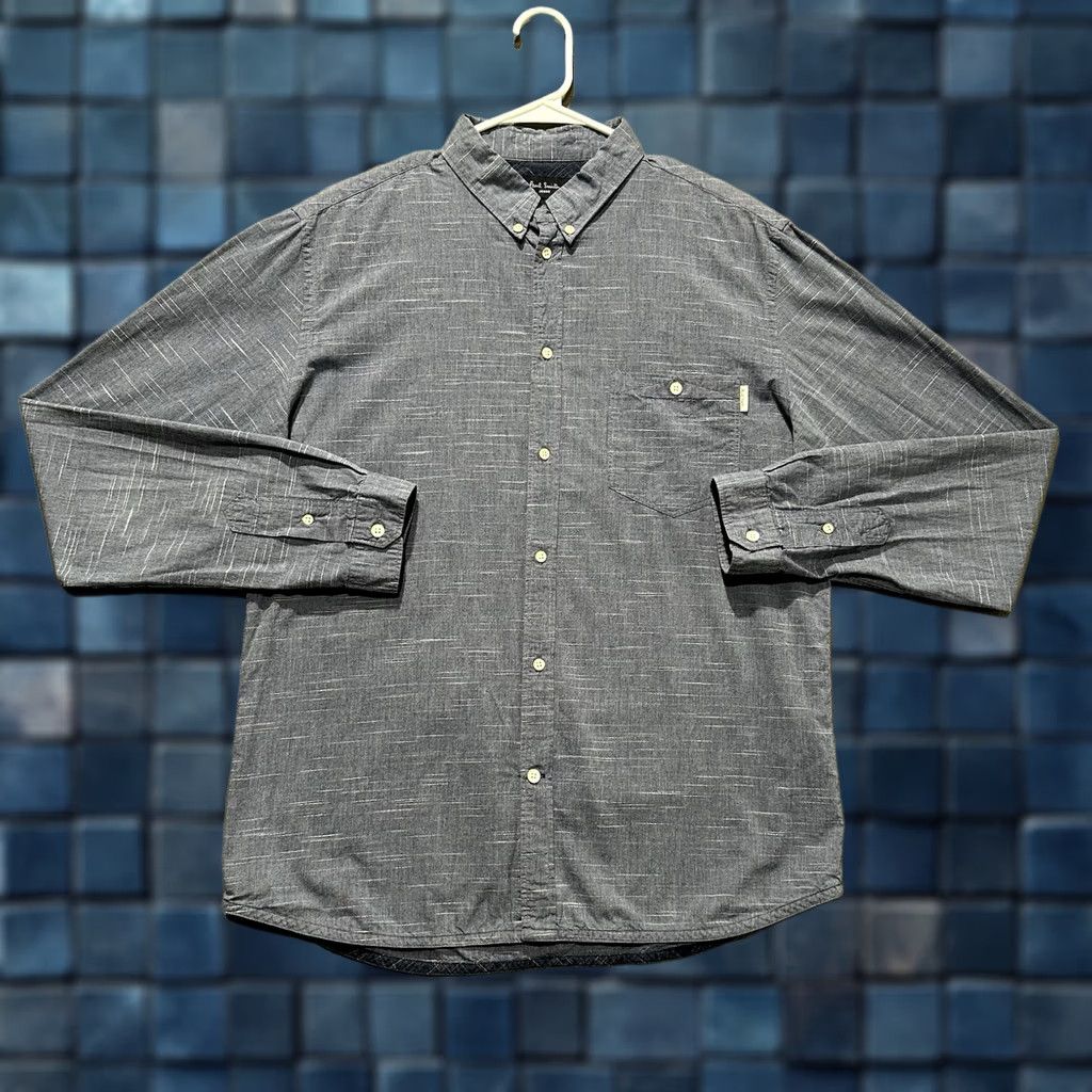 Paul Smith Paul Smith Shirt Mens Large Blue Chambray Button-Down Long Sleeve Casual Pocket Size US L / EU 52-54 / 3 - 1 Thumbnail