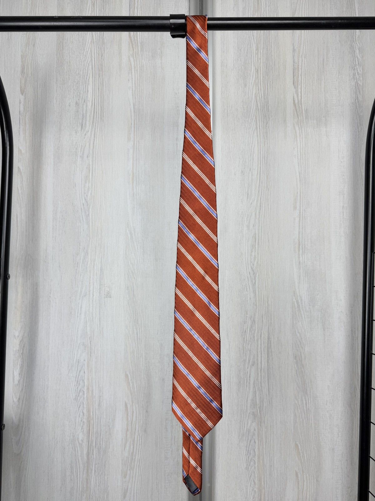 Brooks Brothers Brooks Brothers Makers Tie Red Repp Striped Preppy Woven USA Size ONE SIZE - 6 Thumbnail