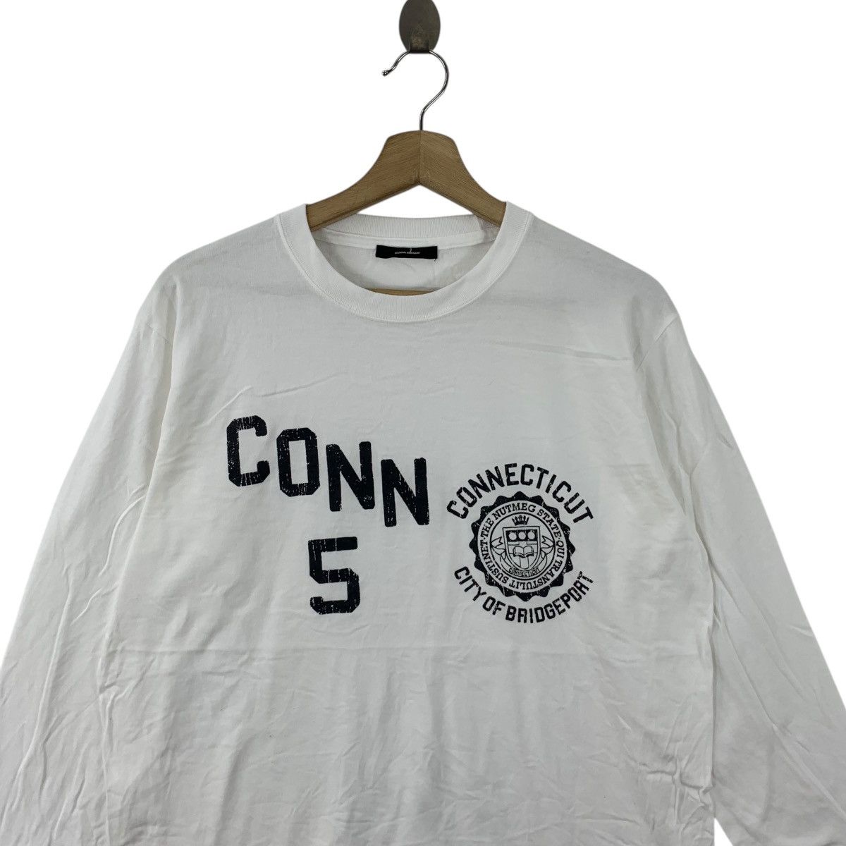 Journal Standard JOURNAL STANDARD JAPAN Connecticut University Tee Shirt Top Size M / US 6-8 / IT 42-44 - 2 Thumbnail