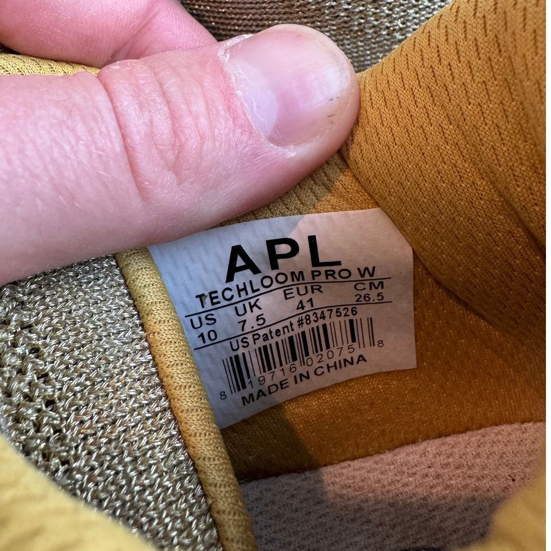 Athletic Propulsion Labs APL: Athletic Propulsion Labs Techloom 24k Pro Gold Sneakers Size US 10 / IT 40 - 8 Thumbnail