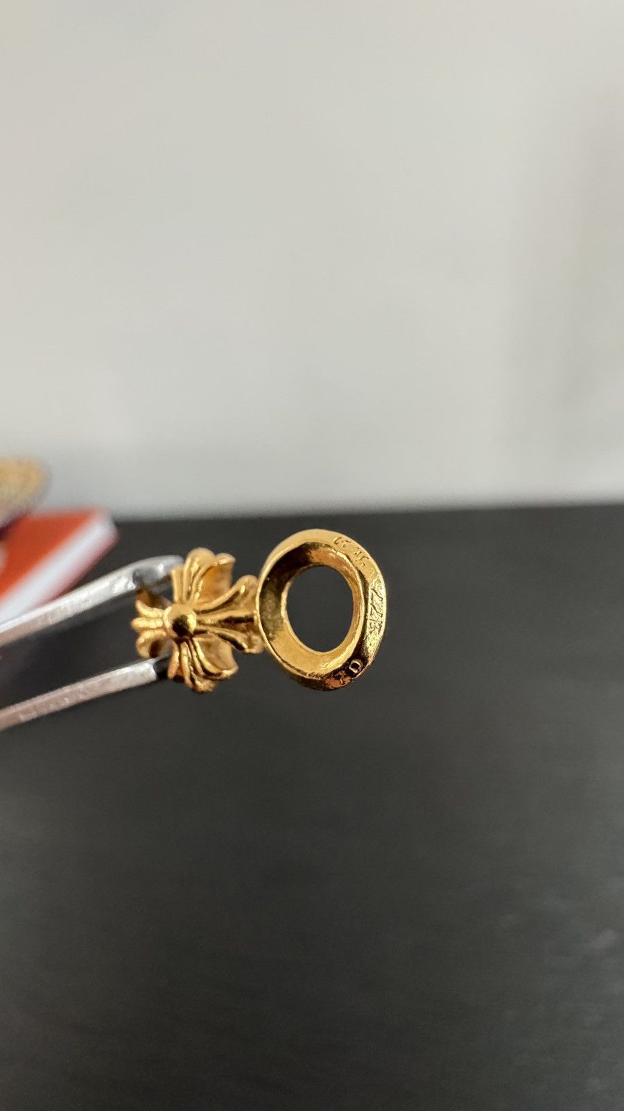 Chrome Hearts CHROME HEARTS 22K GOLD CROSS STACK CHARM 🚫READ DESCRIPTION🚫 Size ONE SIZE - 8 Thumbnail