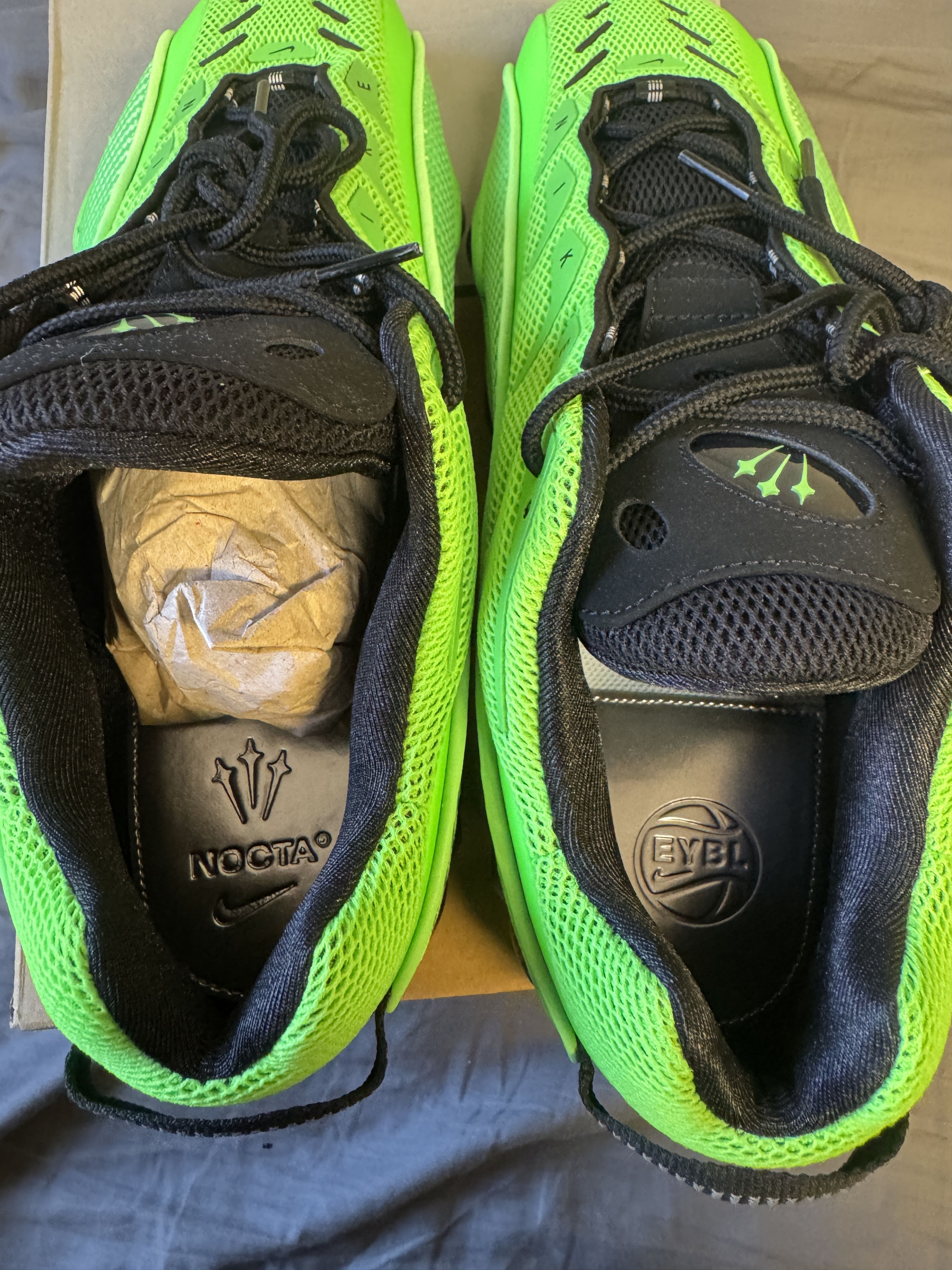 NOCTA × Nike NIKE NOCTA GLIDE EYBL PE SLIME GREEN Size US 12 / EU 45 - 5 Thumbnail