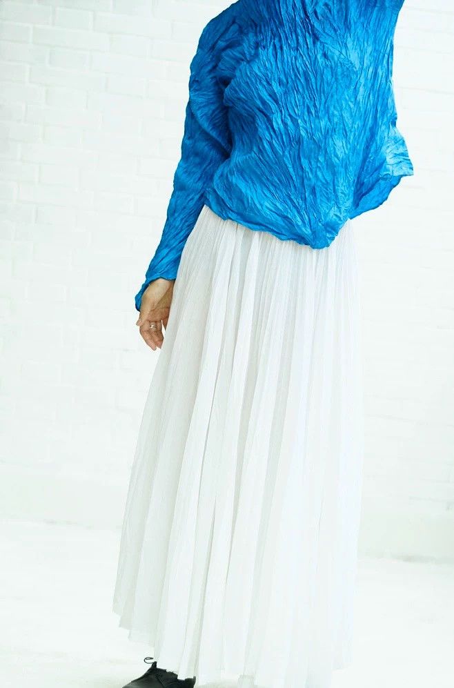 Issey Miyake issey miyake size:m White pleated skirt Size 42" / US 20 - 5 Thumbnail