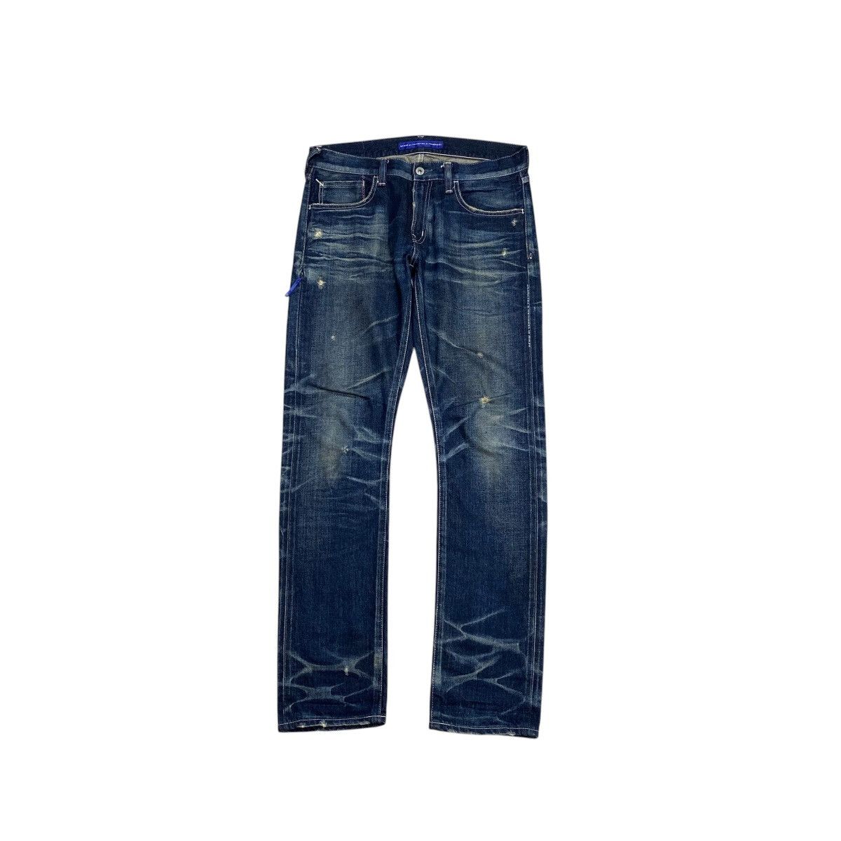 Fragment Design × Vanquish Denim by Vanquish & Fragment Selvedge Washed Denim Pants Size US 32 / EU 48 - 2 Thumbnail
