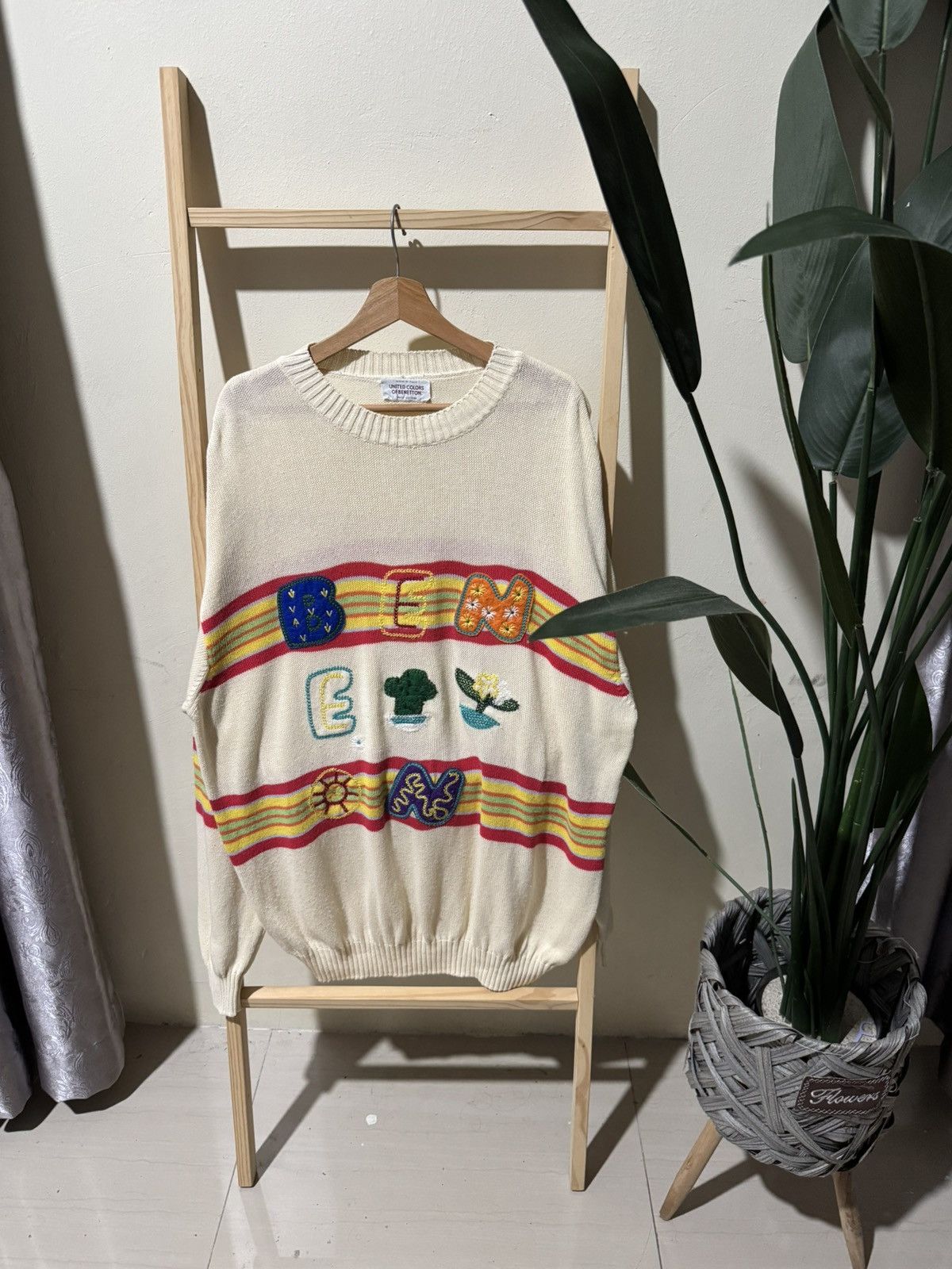 United Colors Of Benetton RARE! United Colors Of Benetton Knitwear Sweater Size US XL / EU 56 / 4 - 1 Thumbnail