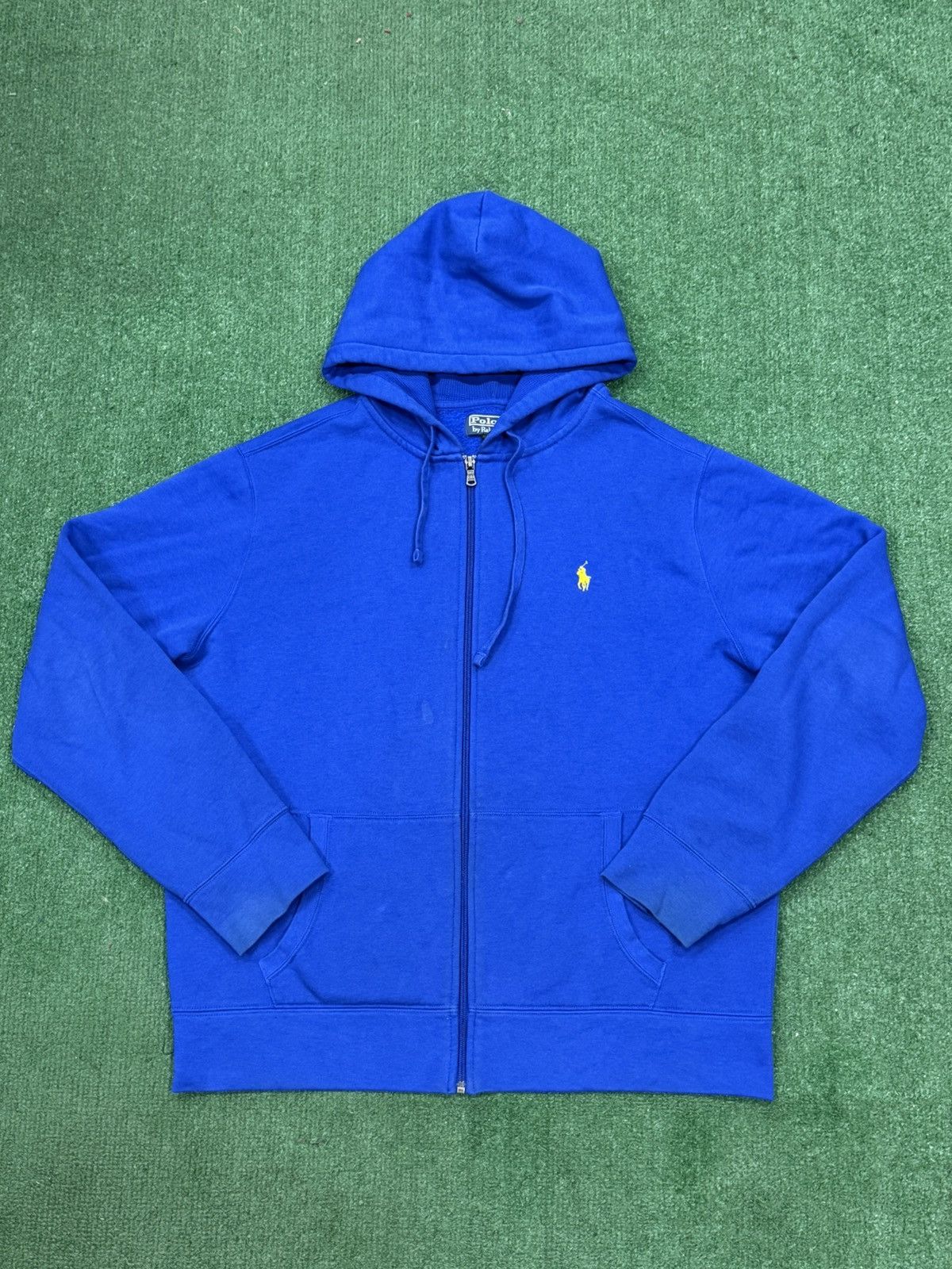 Polo Ralph Lauren Vintage Polo Ralph Lauren Zip Up Hoodie Size US XL / EU 56 / 4 - 1 Thumbnail