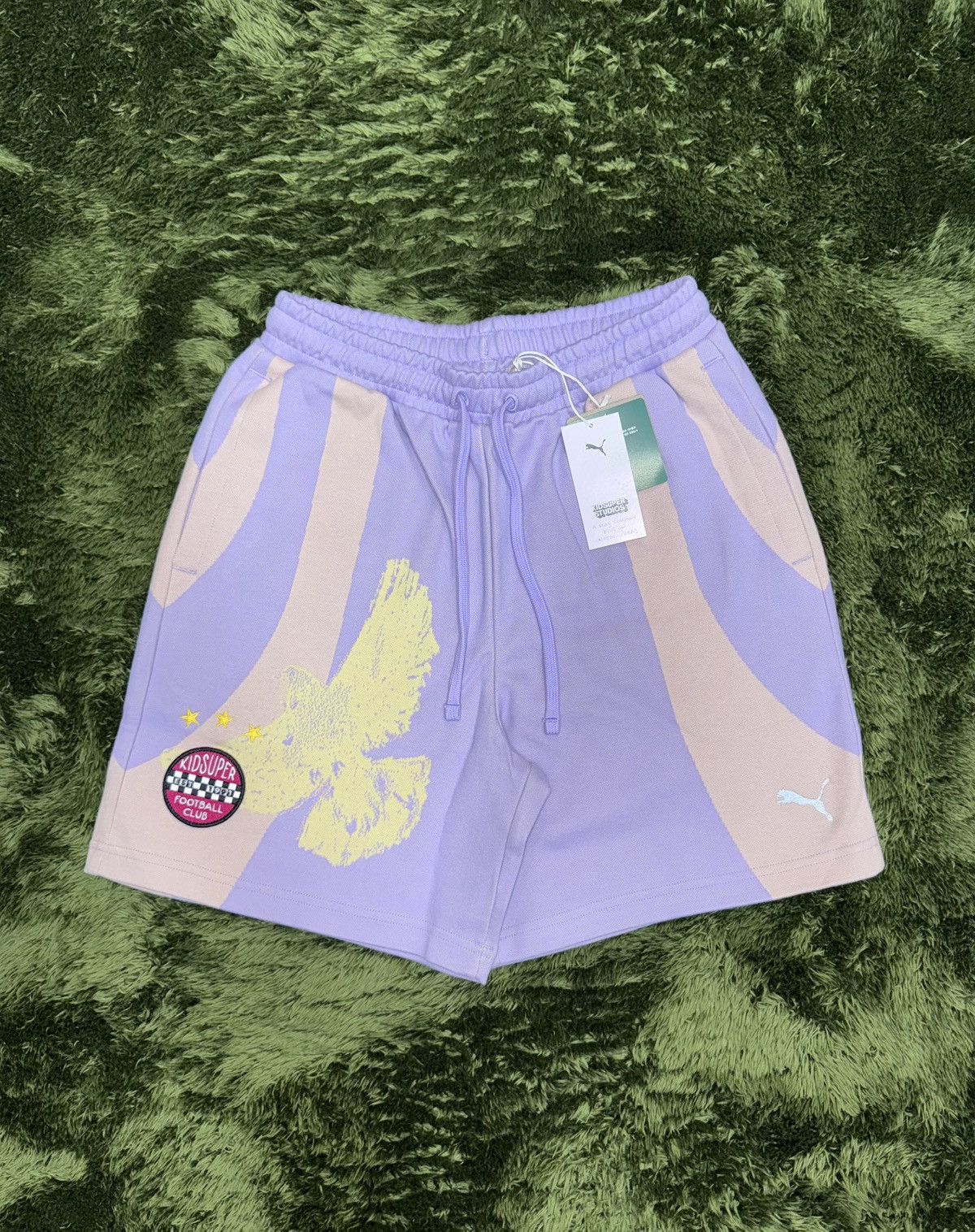 Designer × KidSuper × Puma [S] KIDSUPER STUDIOS X PUMA collaboration shorts violet Size US 32 / EU 48 - 1 Thumbnail