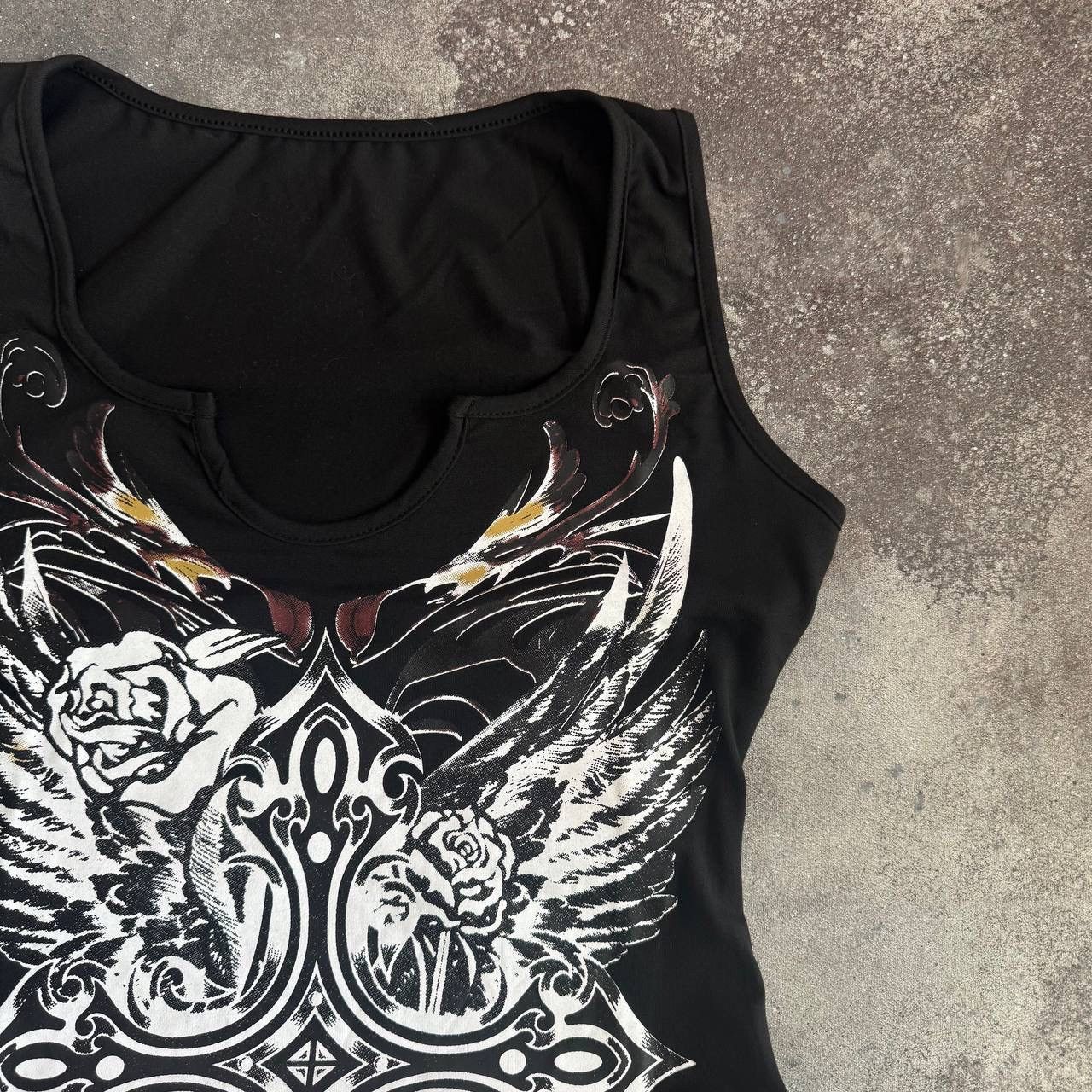 Vintage Super Sexy Gothic Y2K Vintage Tank Top Size M / US 6-8 / IT 42-44 - 4 Thumbnail