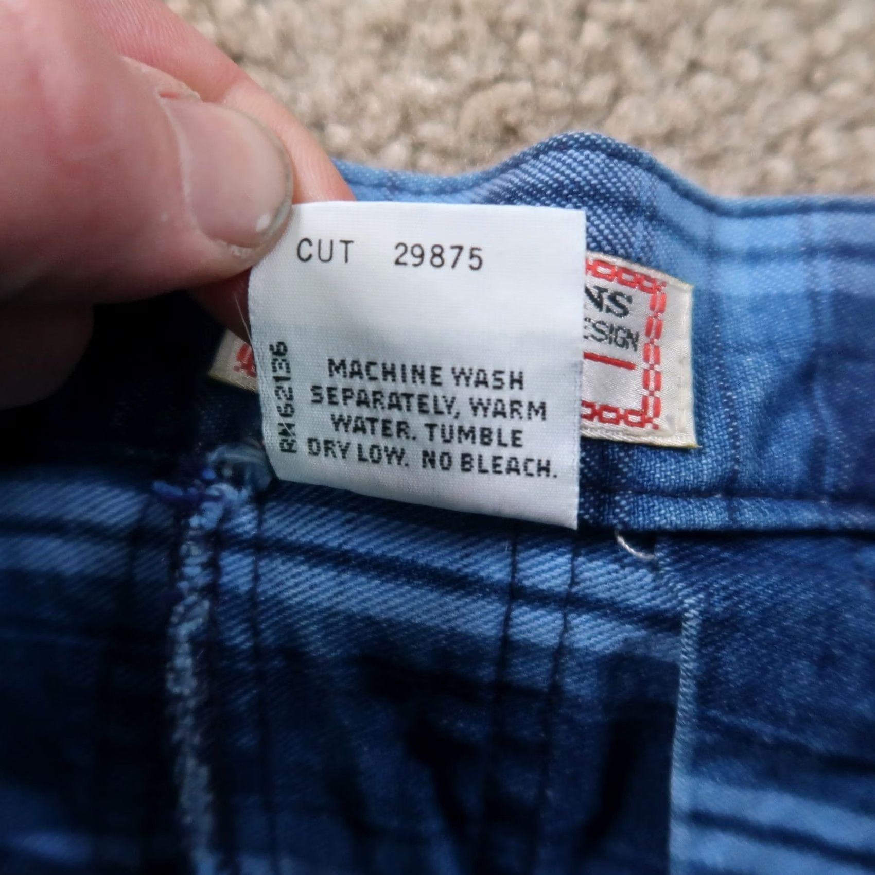 Guess VINTAGE GUESS Skirt Plaid Pleated High Rise 27 Cotton Denim Blue Womens Short 90s Y2K Preppy Punk Gothic Grunge Hipster Rock Pockets Size 27" / US 4 / IT 40 - 4 Thumbnail
