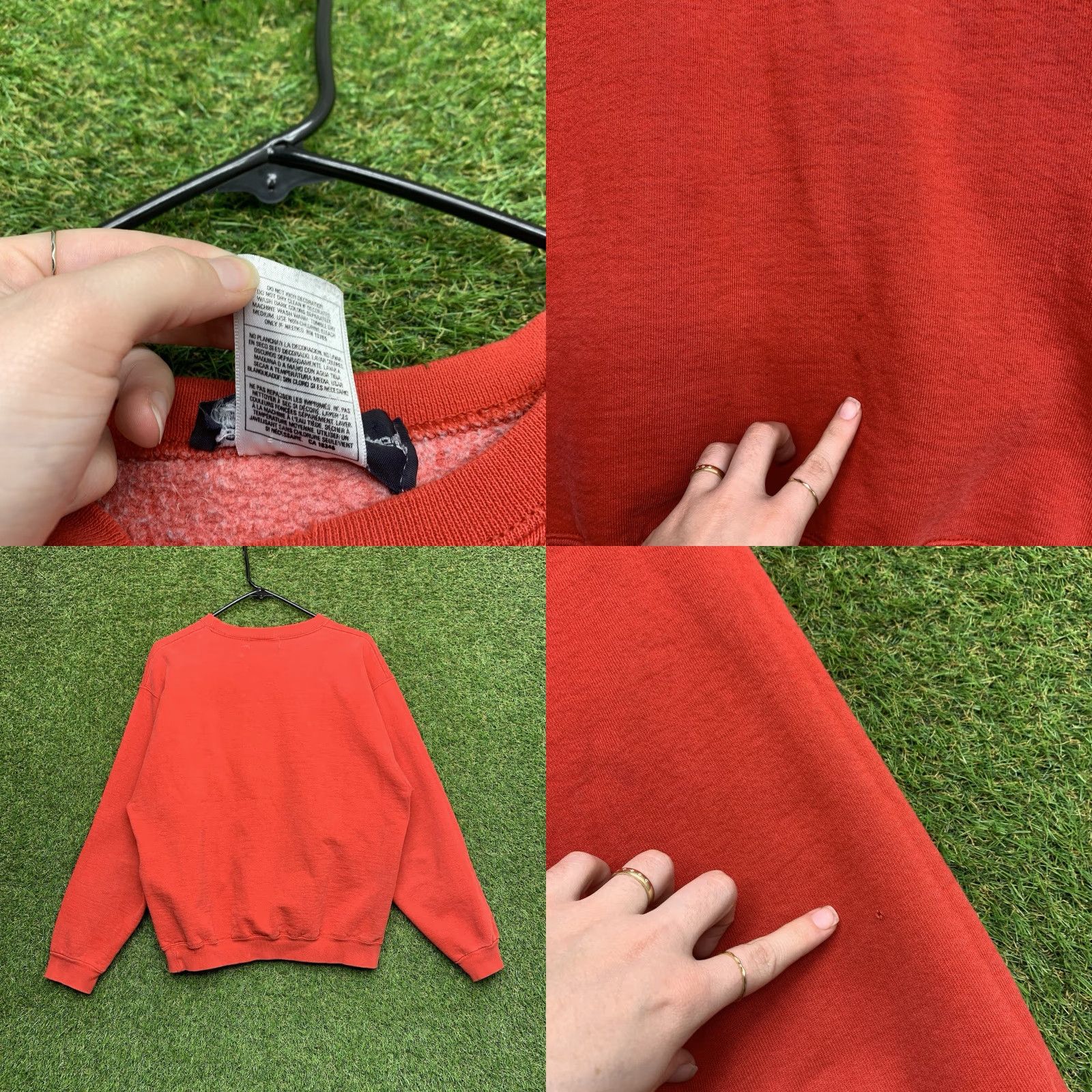 Polo Ralph Lauren VINTAGE Polo Ralph Lauren Sweatshirt Mens M Red Pony Crewneck 90s Y2K Heavyweight Cotton Polyester Embroidered Size US M / EU 48-50 / 2 - 8 Thumbnail
