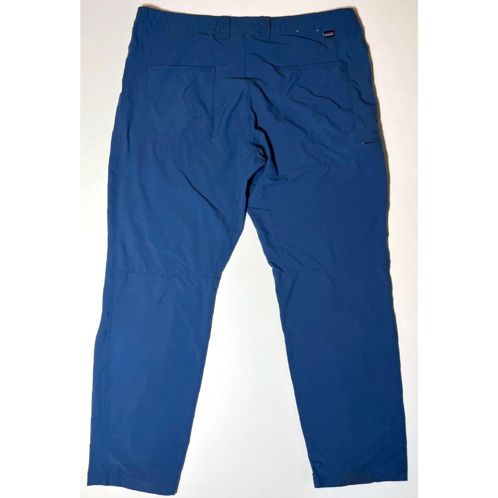 Patagonia Patagonia Men's Quandary Pants 40x30 Regular Blue Solid Hiking Style 55175 Outdoors Lightweight Pockets Men’s Jeans/Activewear Summer Spring Fall Size US 40 / EU 56 - 2 Thumbnail