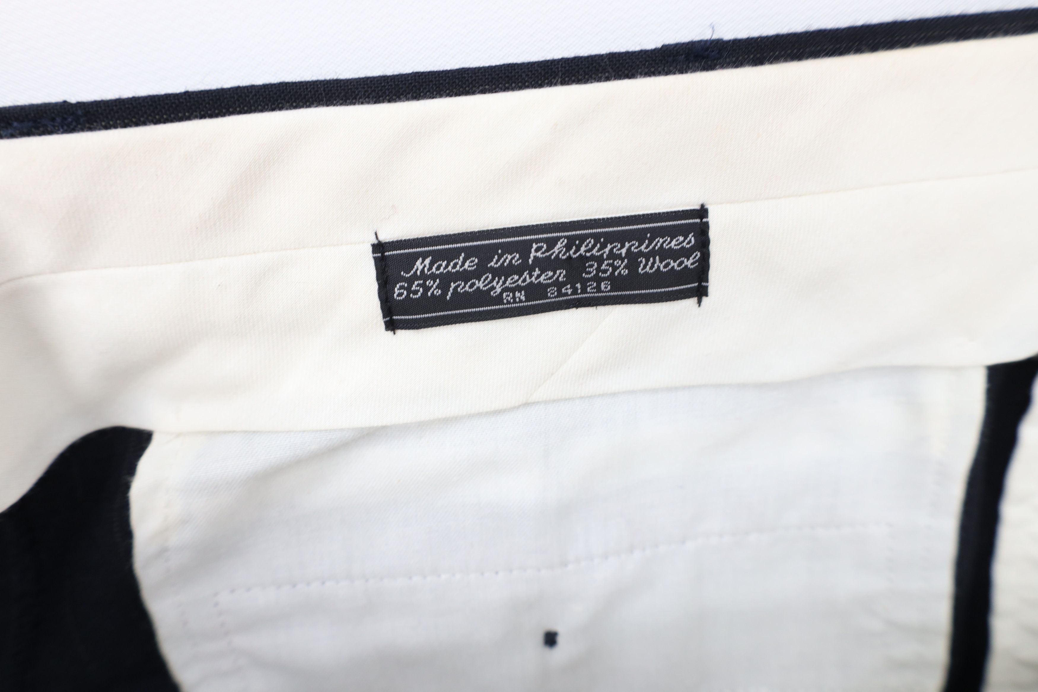 Vintage Vintage 90s Streetwear Pinstriped Wide Leg Chino Pants Size US 38 / EU 54 - 6 Thumbnail