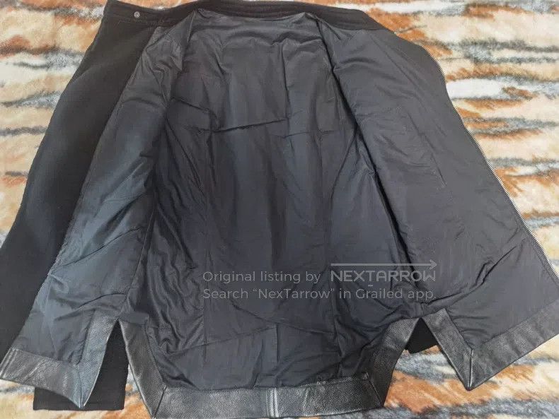 Rick Owens Rick Owens 14 FW Mainline Men's Patchwork Leather Jacket Size US M / EU 48-50 / 2 - 6 Thumbnail