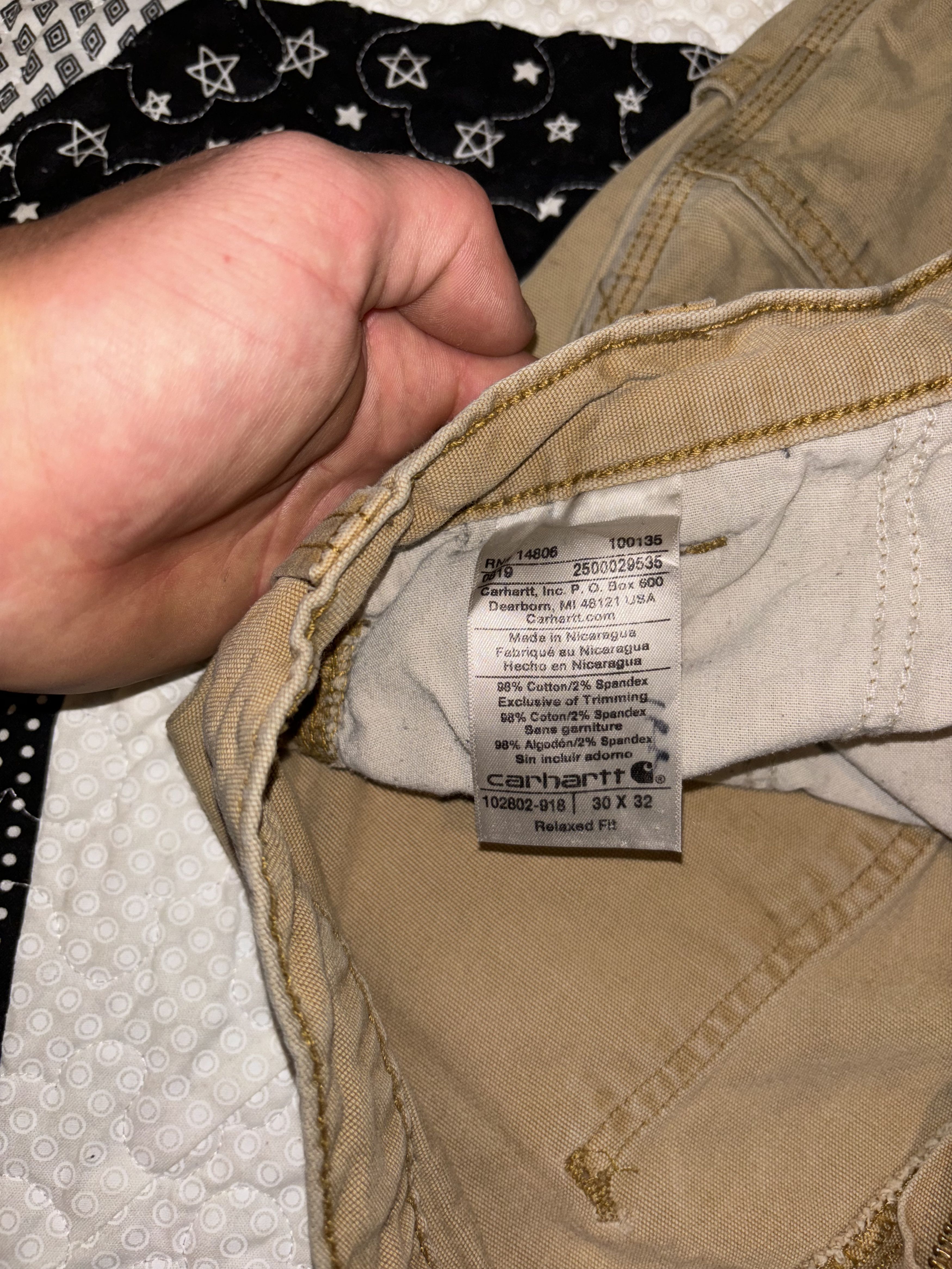 Carhartt Carhartt 30x32 Relaxed Fit Double Knee Work Pants Size US 30 / EU 46 - 4 Thumbnail