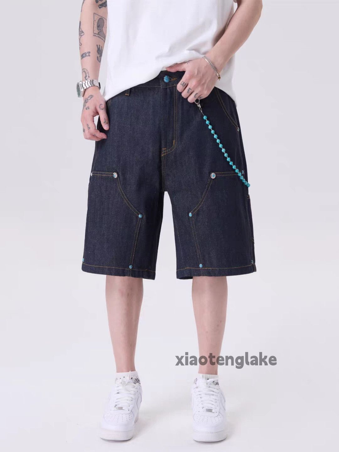 Vintage Unisex outdoor utility loose baggy workwear shorts Size US 34 / EU 50 - 1 Thumbnail