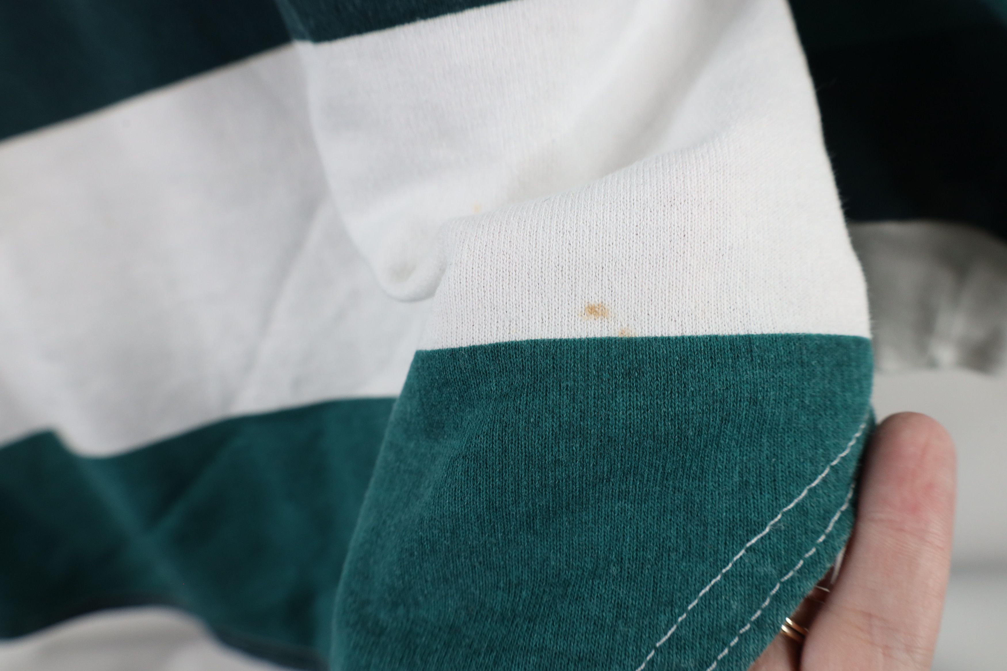Vintage Vintage 90s Streetwear Half Zip Collared Long Sleeve Polo Size L / US 10 / IT 46 - 7 Thumbnail