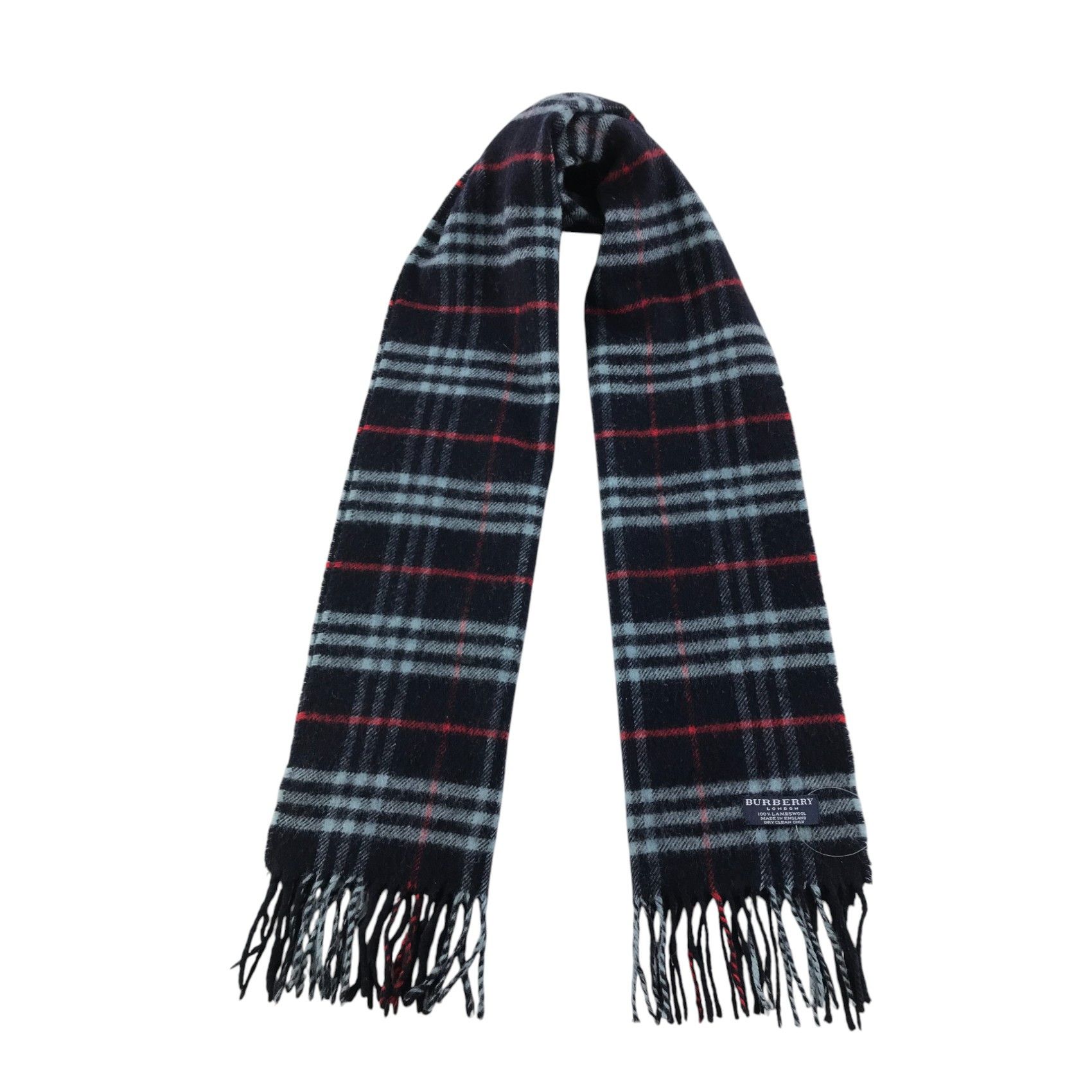 Burberry × Vintage Burberry Scarf / Muffler / Neckwear - WW2600 Size ONE SIZE - 1 Thumbnail
