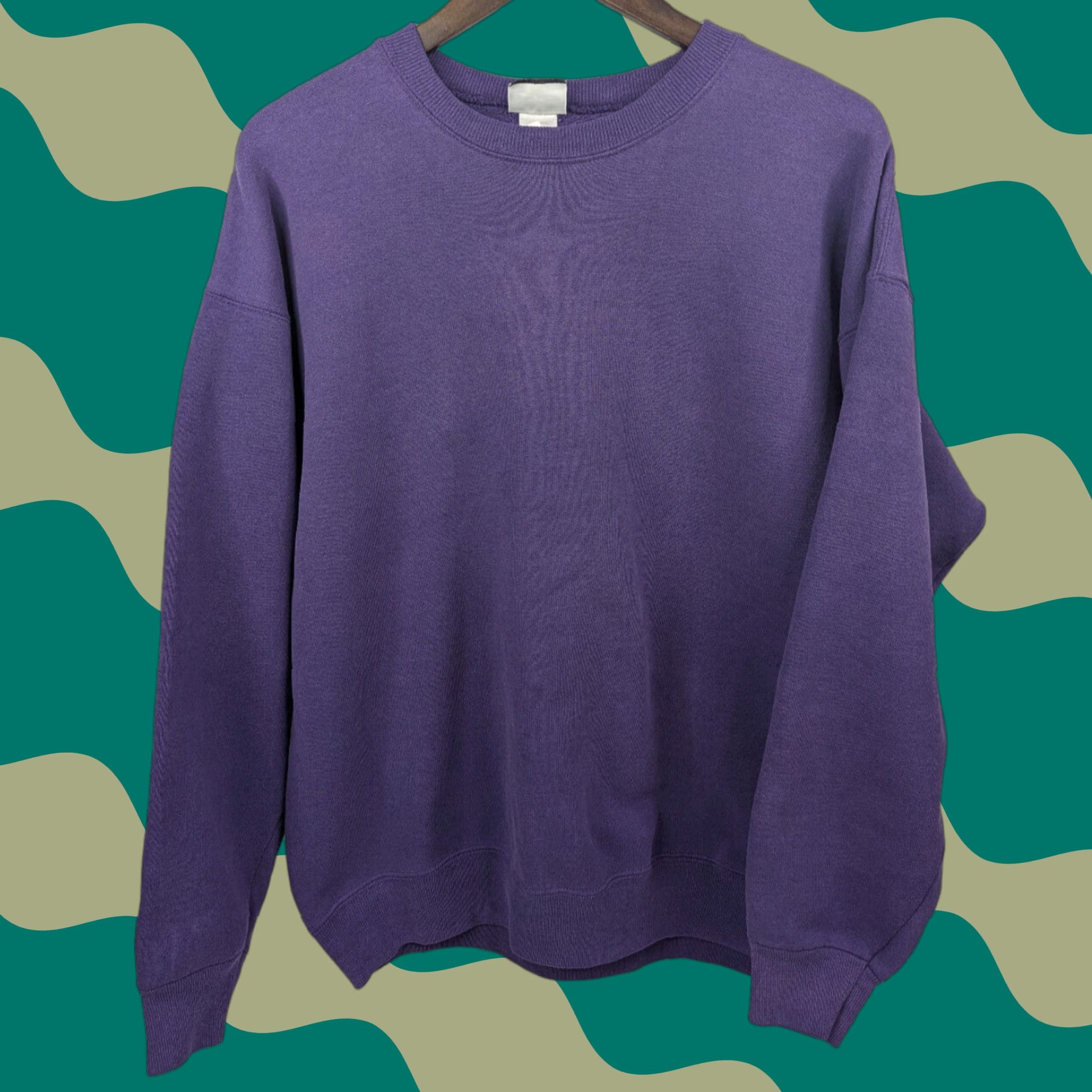 Lee VINTAGE Lee Sweatshirt Crewneck Sweats Pullover Men XL Purple USA Made Cardinal Size US XL / EU 56 / 4 - 1 Thumbnail