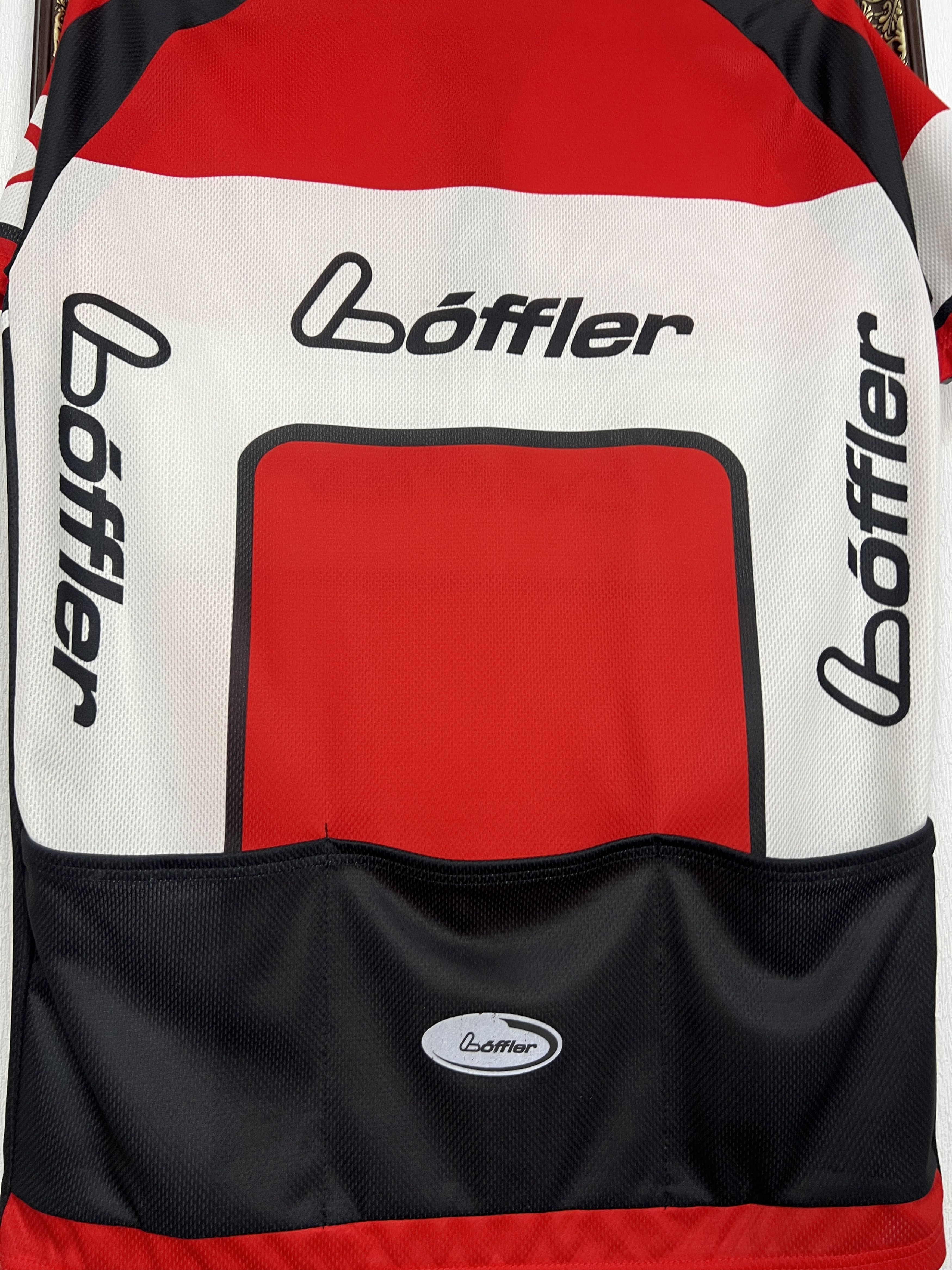 Vintage Loffler Cycling Jersey Red Shirt Sport Trikot Bike Rare Size US M / EU 48-50 / 2 - 10 Thumbnail