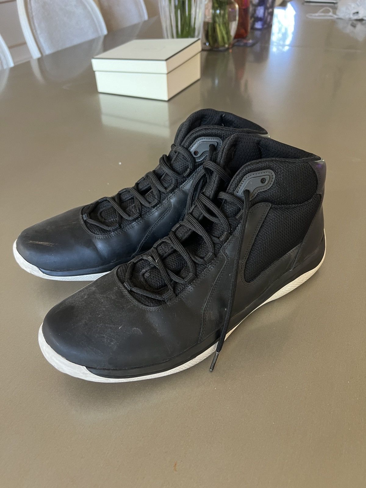 Prada Prada America’s Cup High-Top Sneakers – Men’s US 12 / EU 41 Size US 12 / EU 45 - 5 Thumbnail