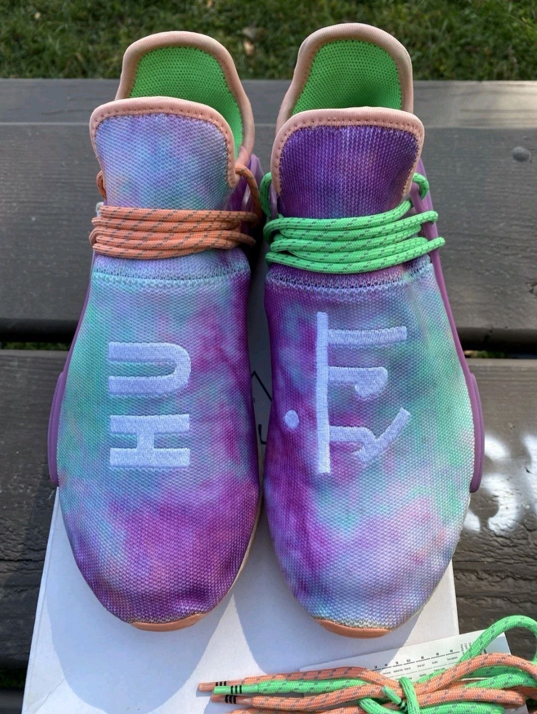 Adidas Adidas Pharrell X NMD Human Race Trail Holi Festival Size 9 Size US 9 / EU 42 - 2 Thumbnail