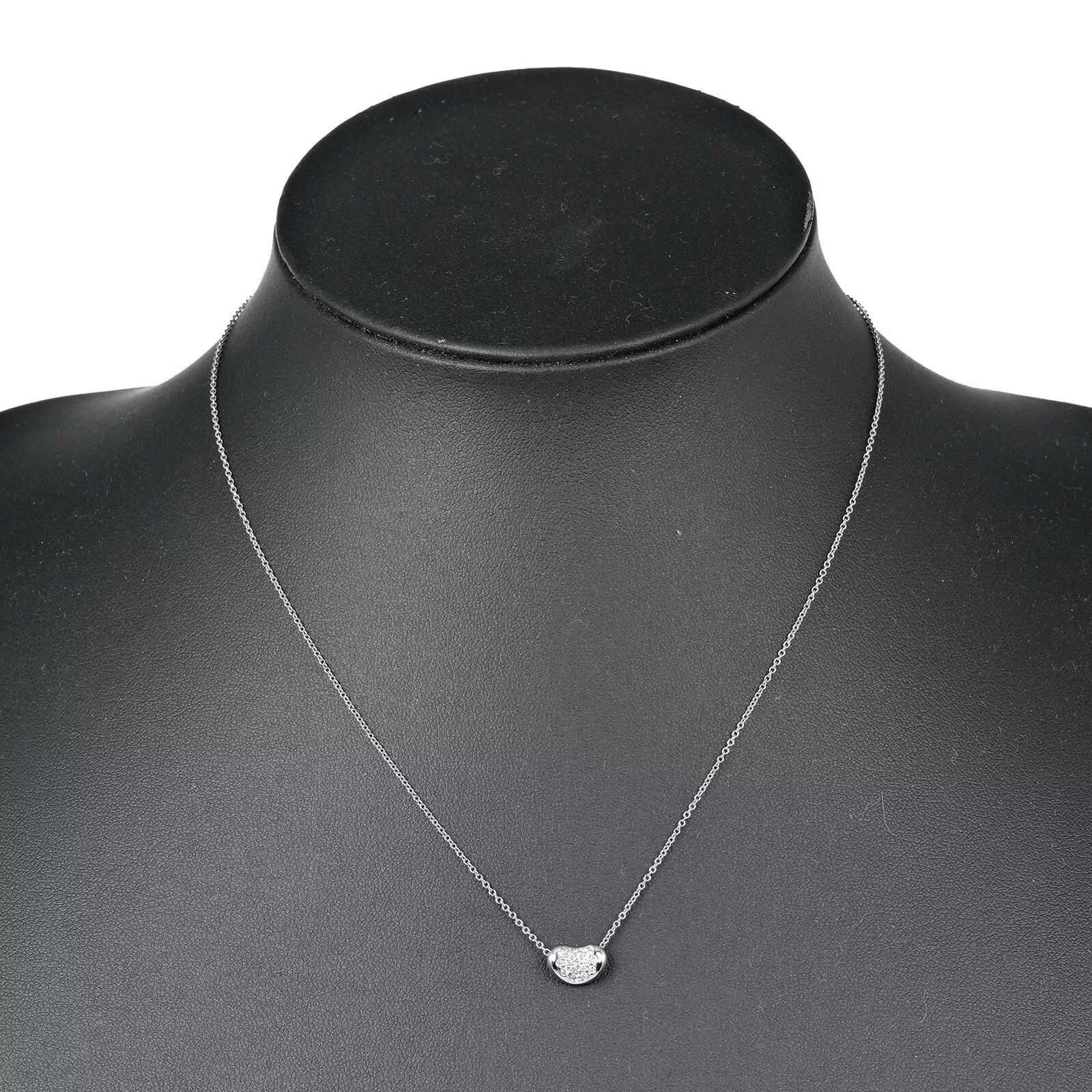 Tiffany & Co. TIFFANY&Co. Bean Necklace Pt950Platinum/Pave diamond Size ONE SIZE - 1 Thumbnail