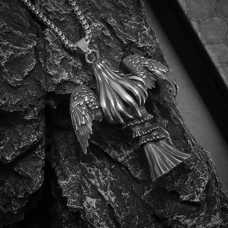 Jewelry Handmade Raven Spear Necklace Size ONE SIZE - 2 Thumbnail