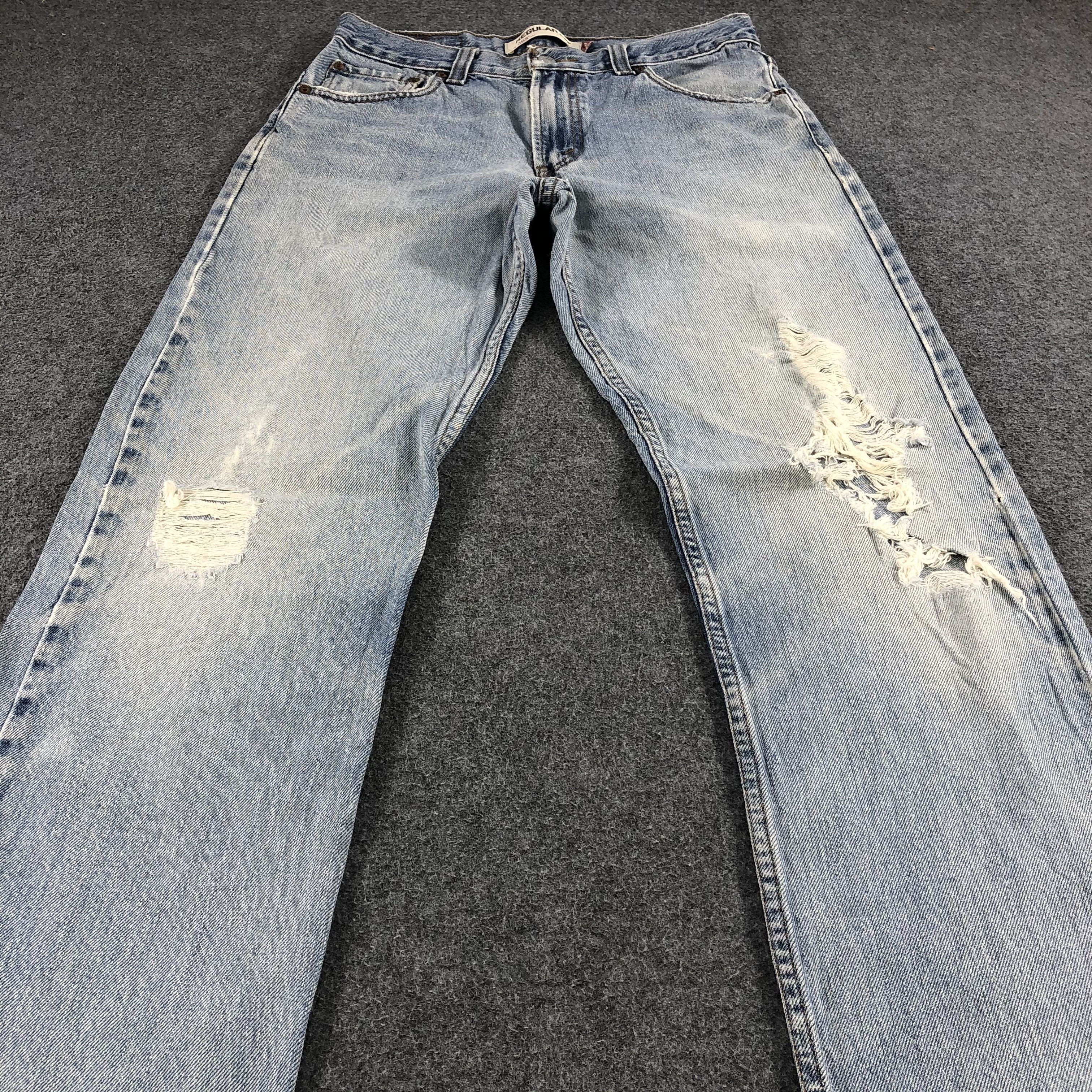 Levi's Light Wash Vintage Levis 505 Jeans-J1156 Size US 30 / EU 46 - 3 Thumbnail