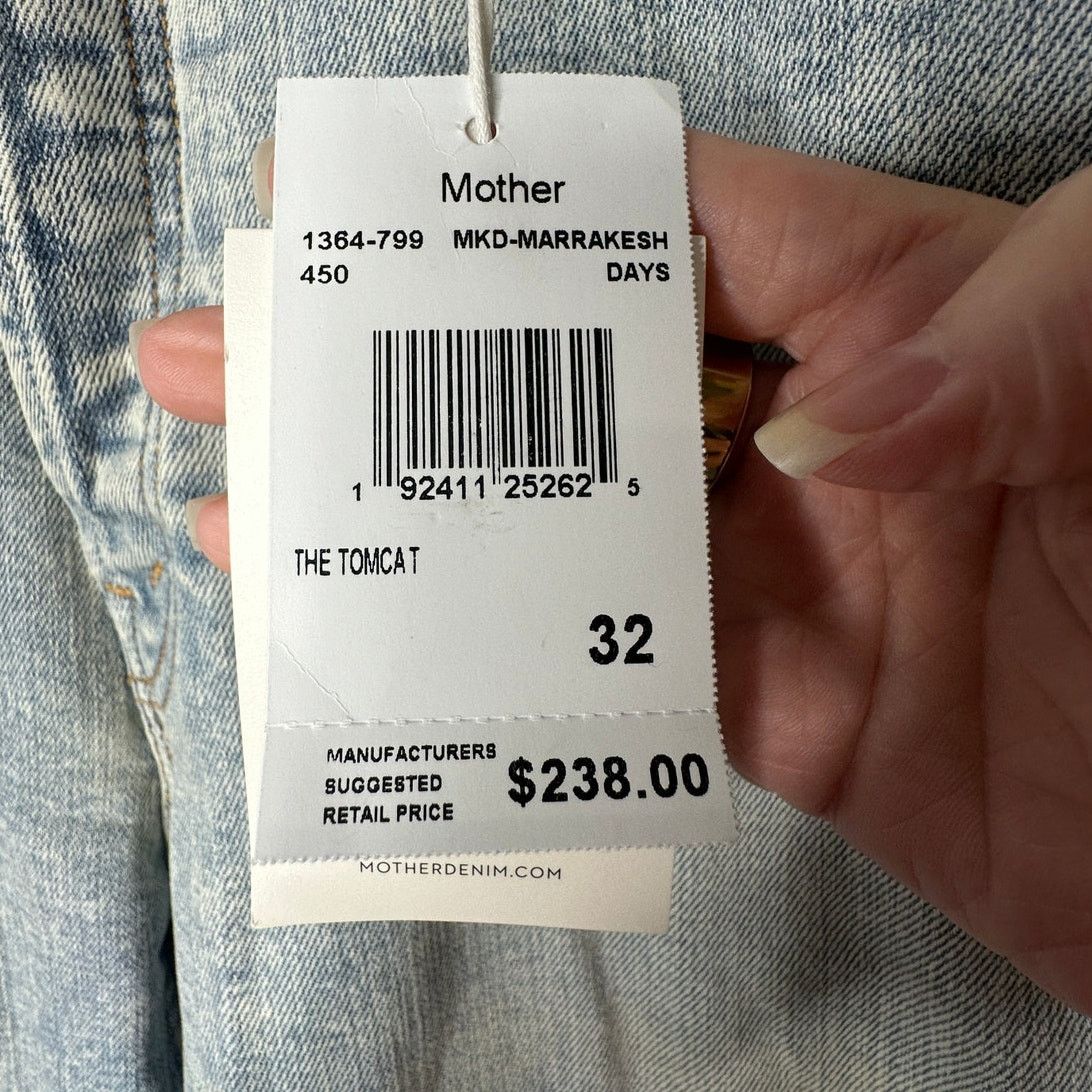 AG Adriano Goldschmied NWT Mother Acid Wash Button Fly tomcat Marrakesh Jeans 32 Size 32" / US 10 / IT 46 - 6 Thumbnail