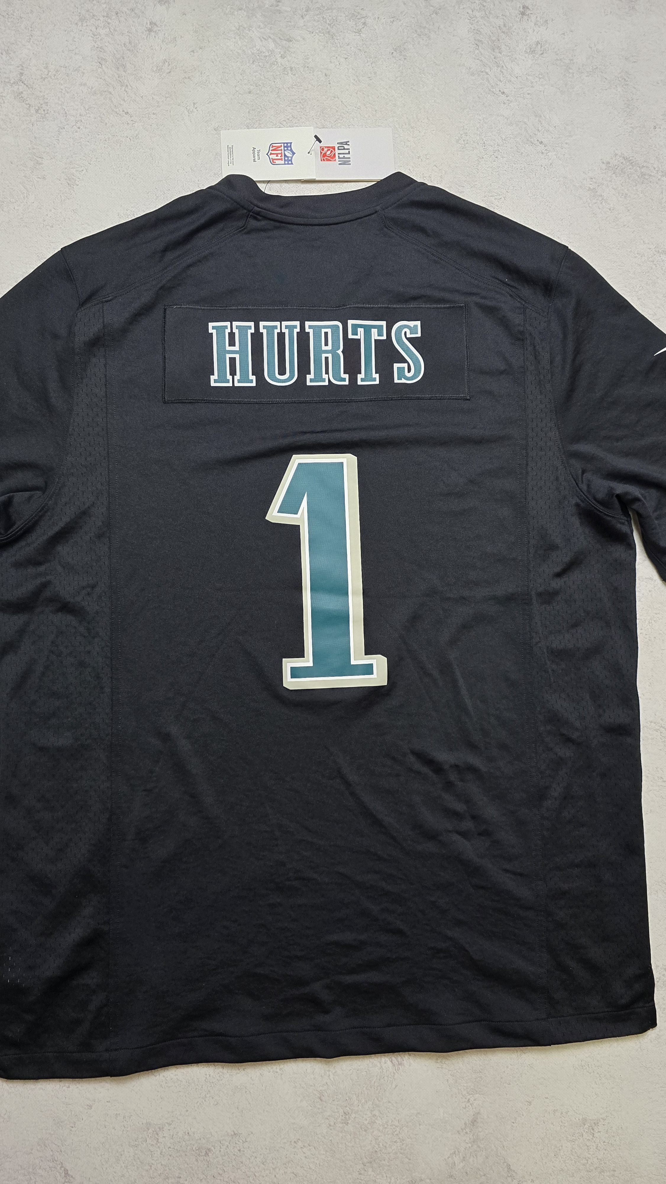 Nike Philadelphia Eagles Hurts Carbon Black Super Bowl 59 Jersey Size US XXL / EU 58 / 5 - 7 Thumbnail