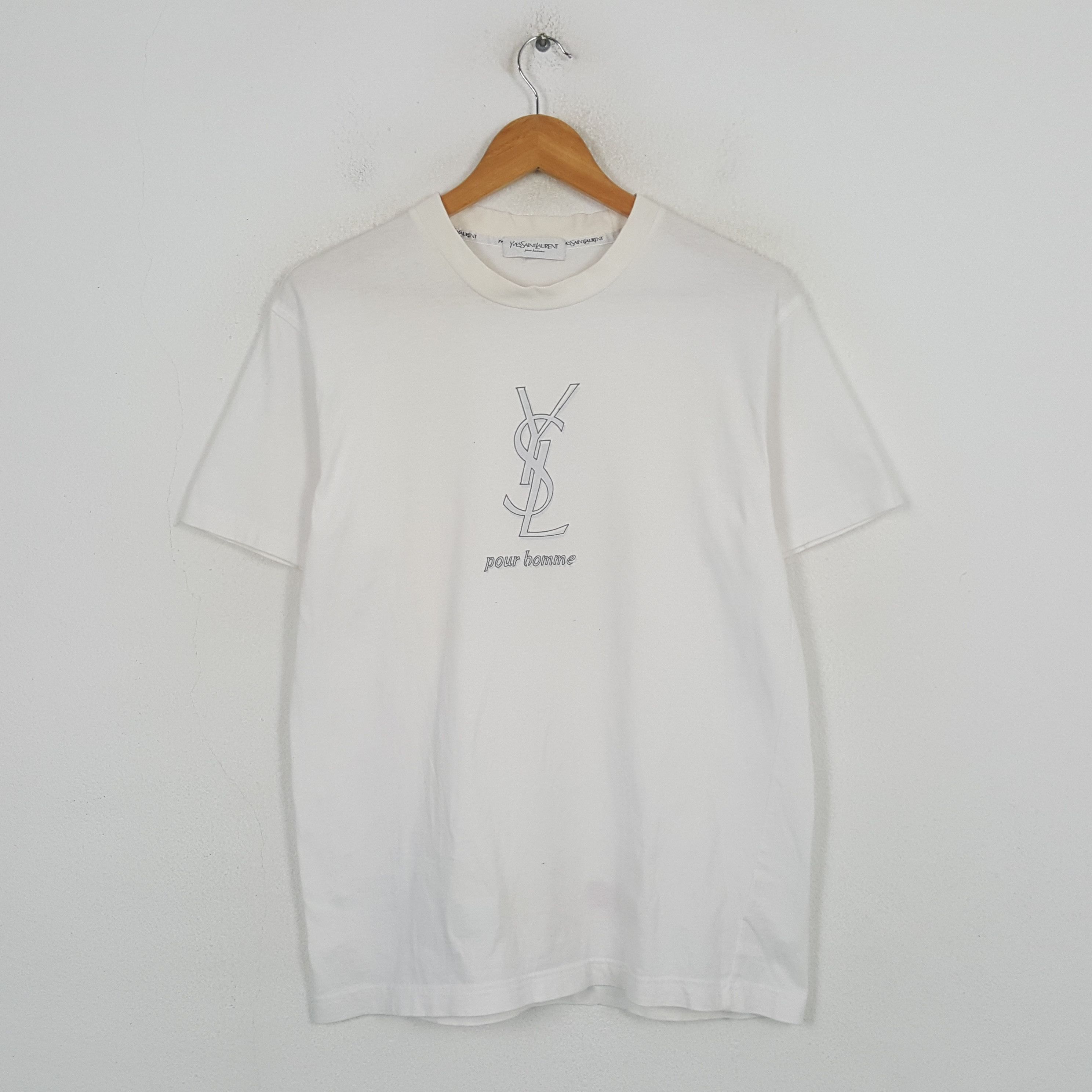 Yves Saint Laurent Vintage Yves Saint Laurent Italian Fashion T-Shirt C301N6 Size US M / EU 48-50 / 2 - 1 Thumbnail